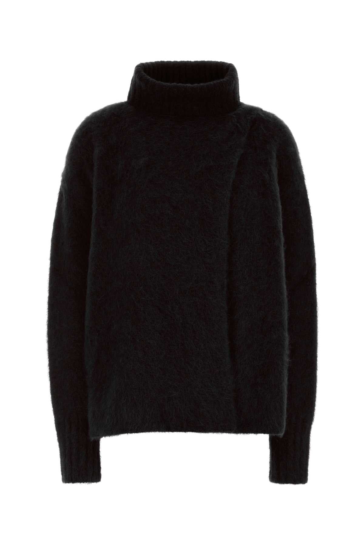 Uma Wang Highneck Sweater — Black by Uma Wang