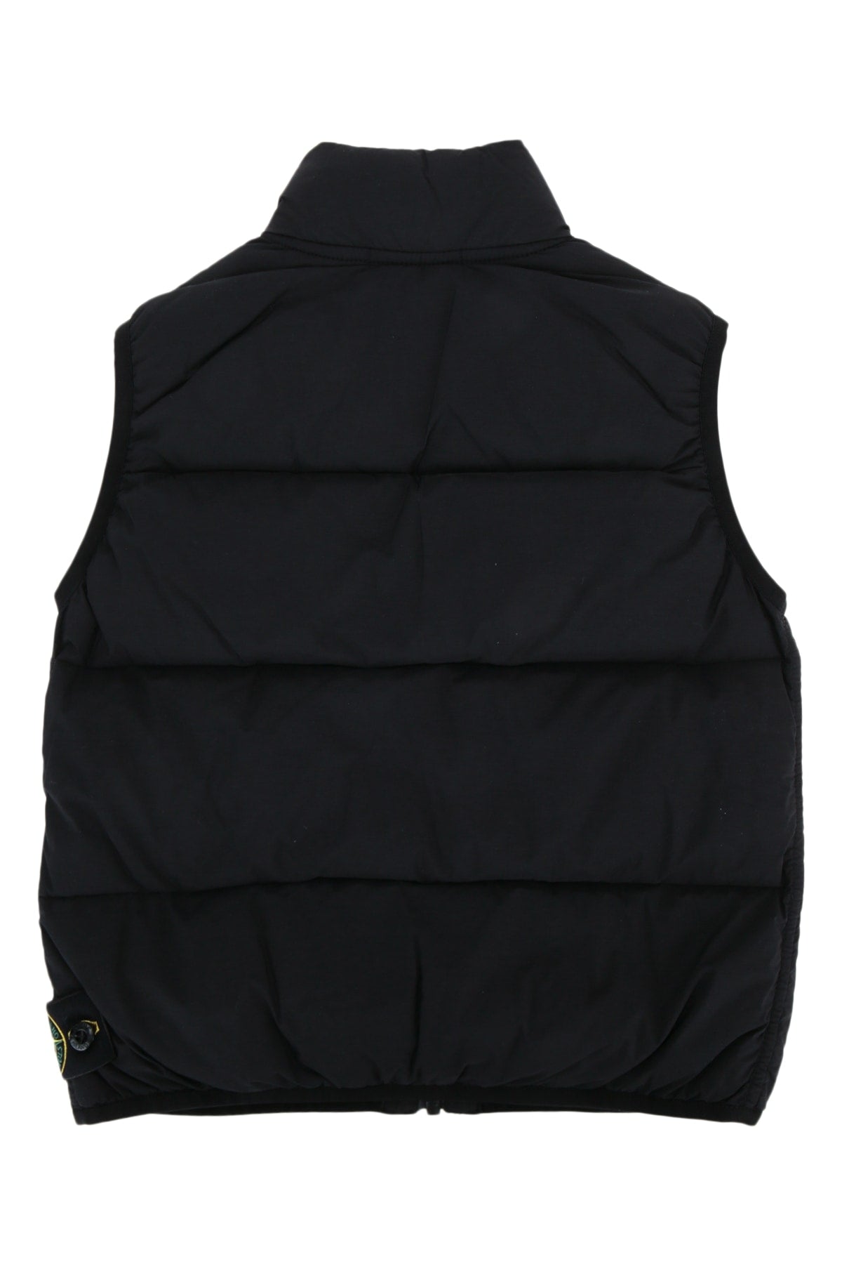 Stone Island Kids Quilted Down Vest — Black, view 2