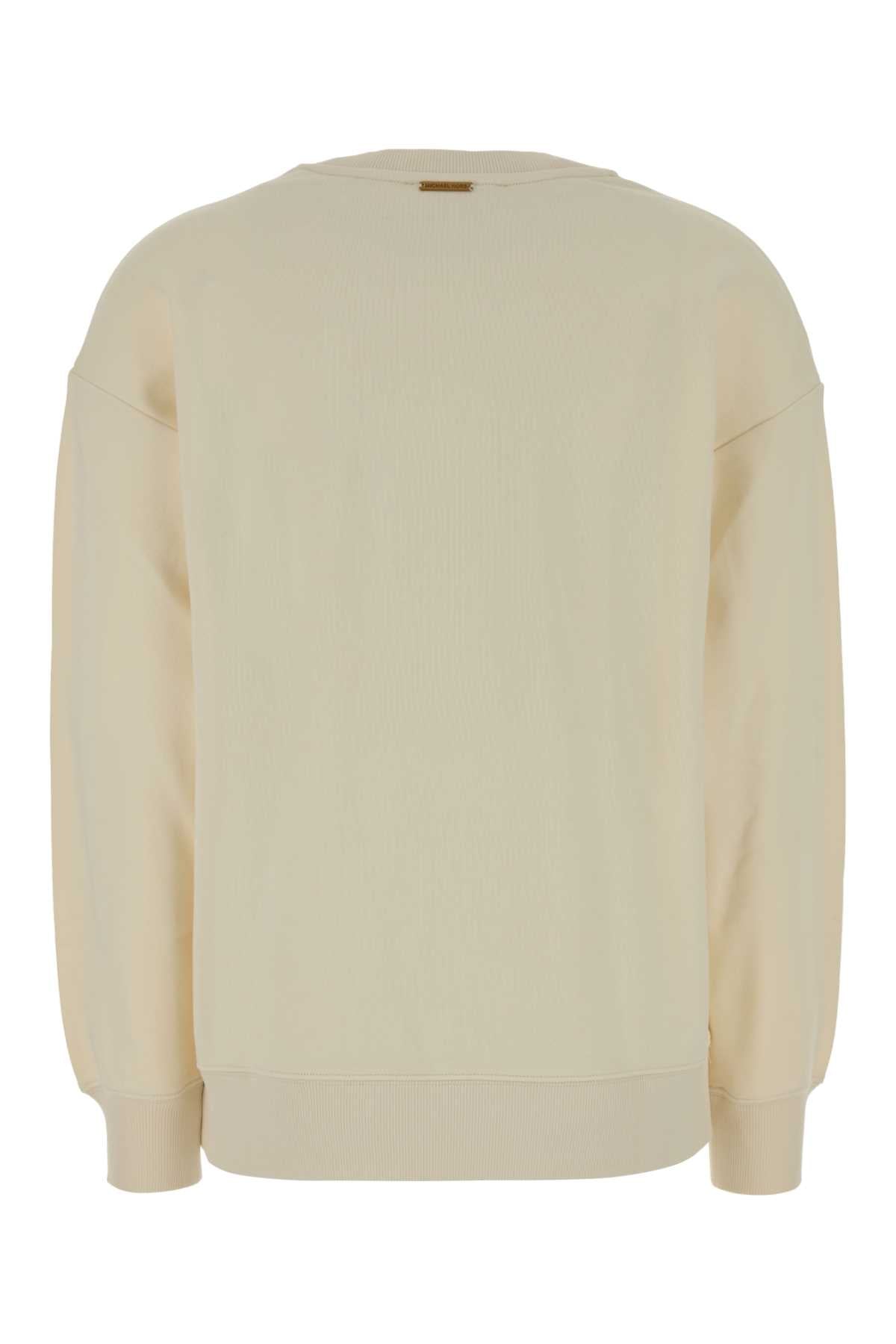 Michael By Michael Kors Shdw Sweatshirt — Beige, view 2