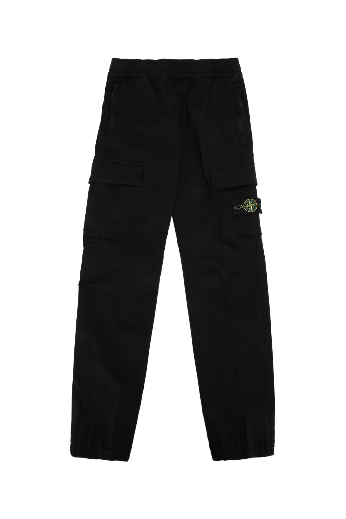 Stone Island Kids Logo-Patch Cargo Cargo Pants — Black by Stone Island Kids