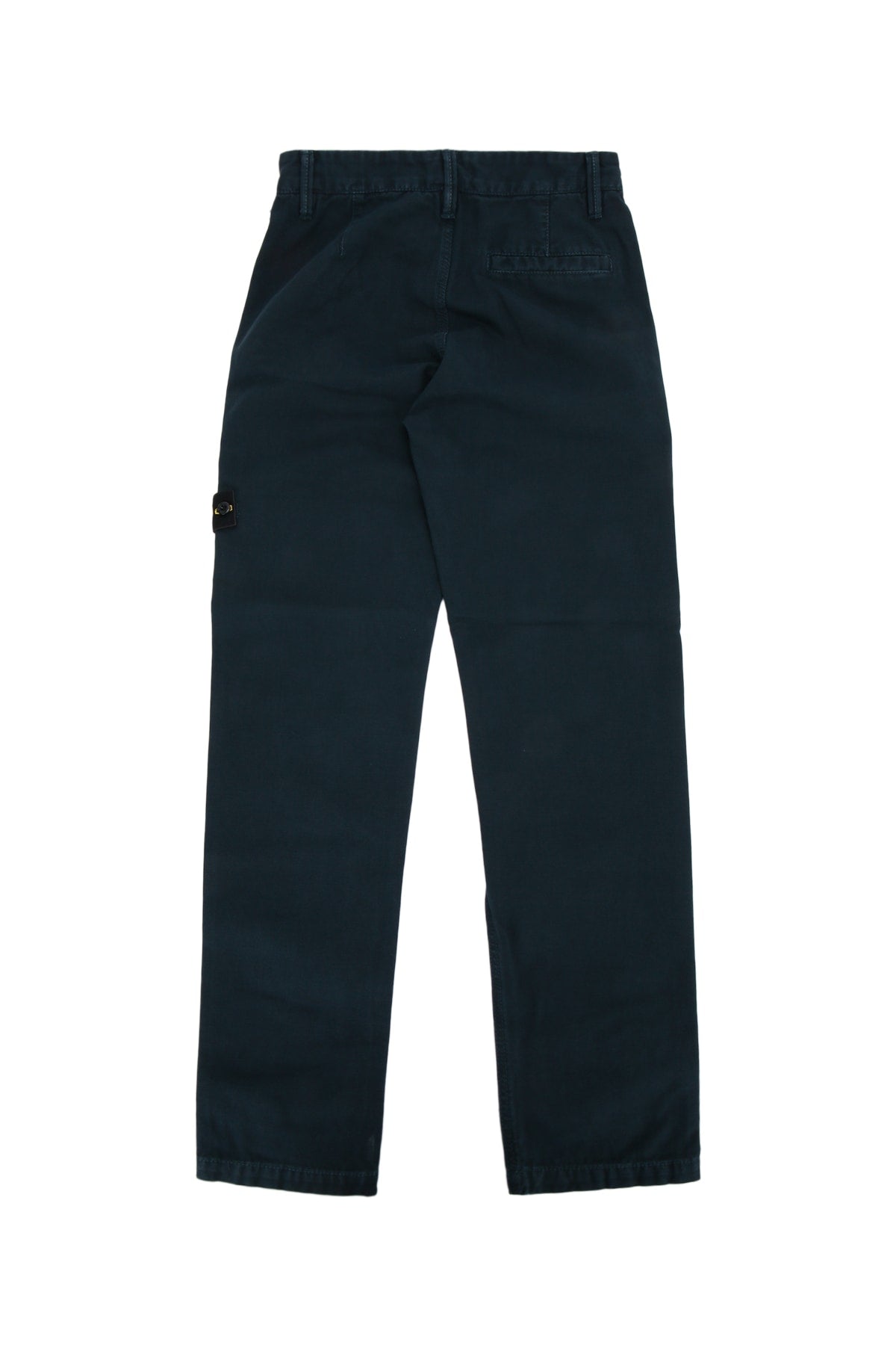 Stone Island Kids Cotton Trousers — Navy, view 2