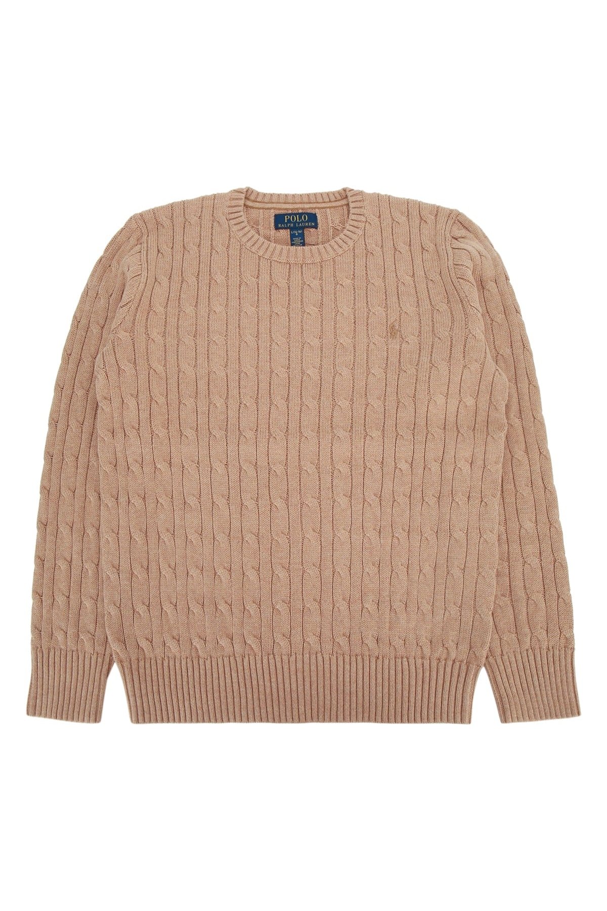 Polo Ralph Lauren Jr Cable-Knit Sweater — Beige by Polo Ralph Lauren Jr