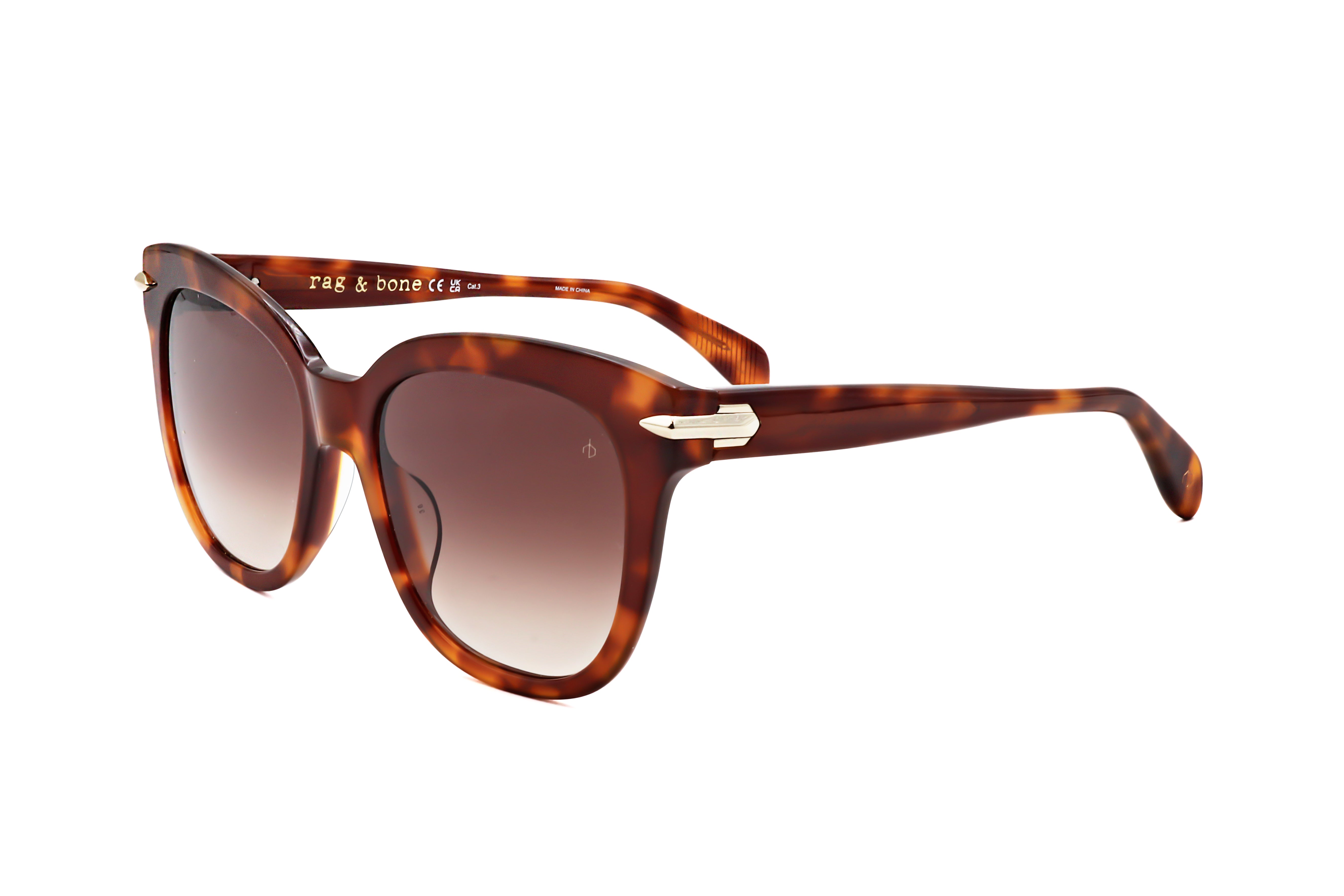 Preloved - Rag & Bone RNB1088GS8655 Sunglasses — Brown by Preloved - Rag & Bone