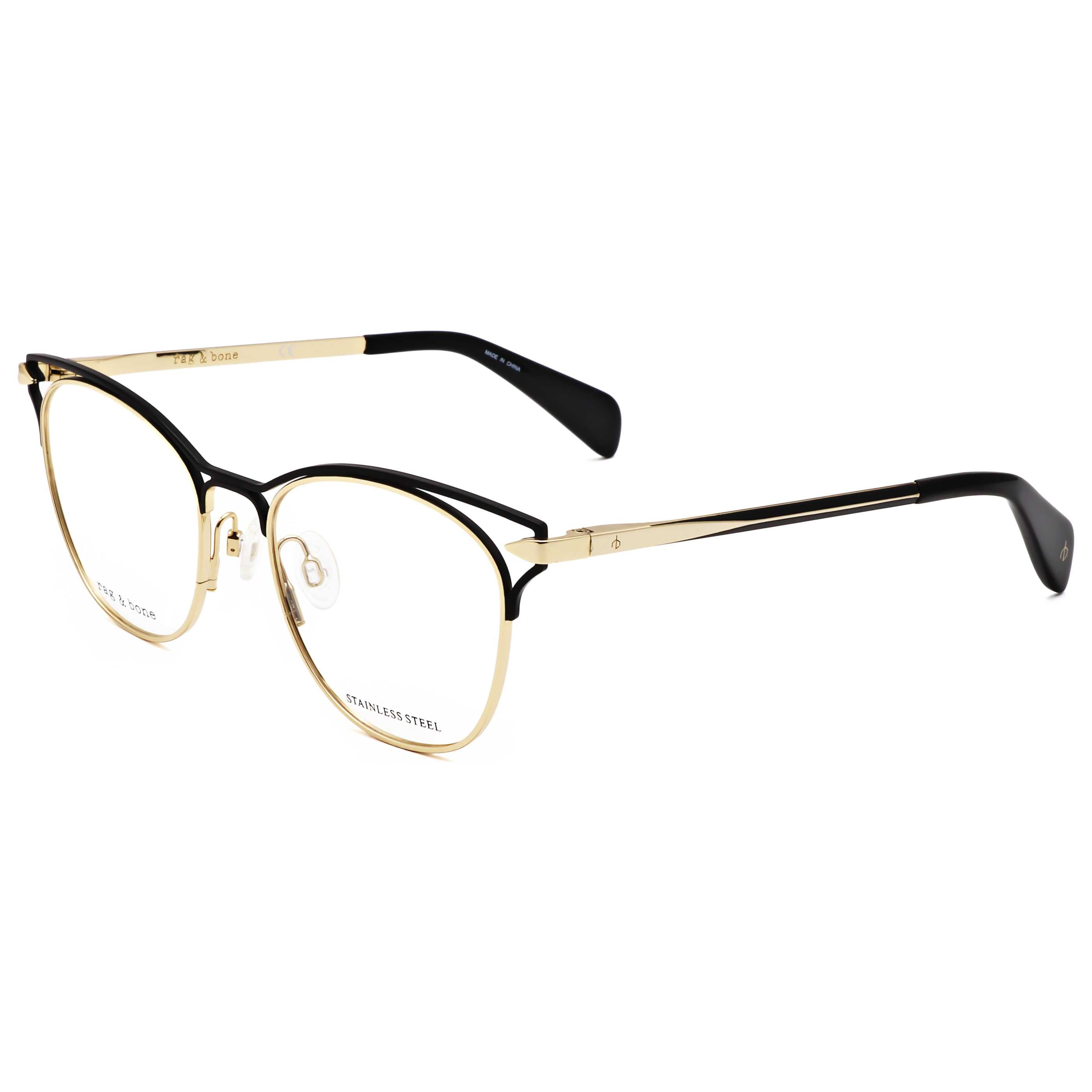 Preloved - Rag & Bone RNB3019RHL51 Eyeglasses — Gold by Preloved - Rag & Bone