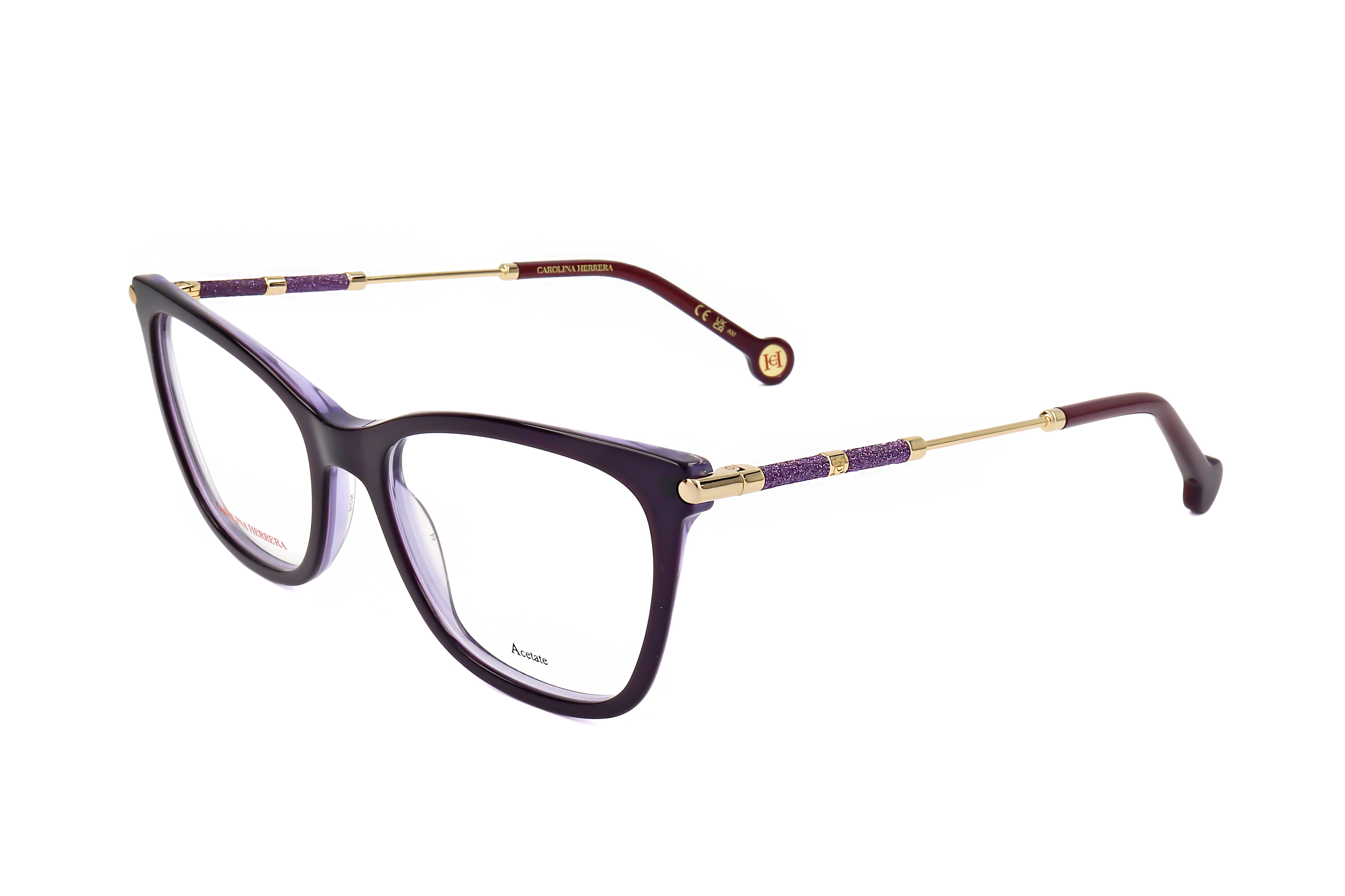 Preloved - Carolina Herrera HER0151YHP54 Eyeglasses — Purple by Preloved - Carolina Herrera
