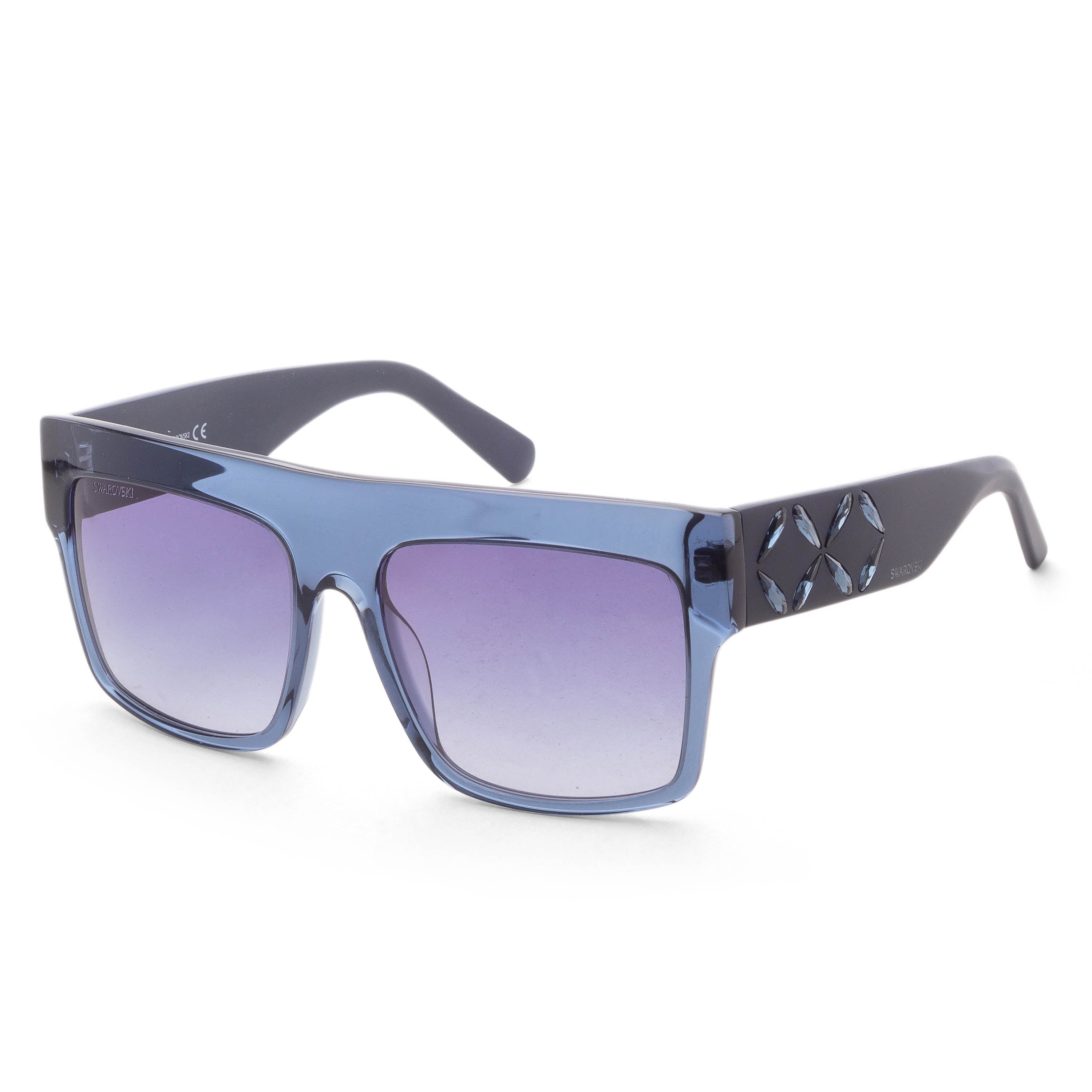 Preloved - Swarovski SK01285690W Gradient Lens Sunglasses — Blue by Preloved - Swarovski