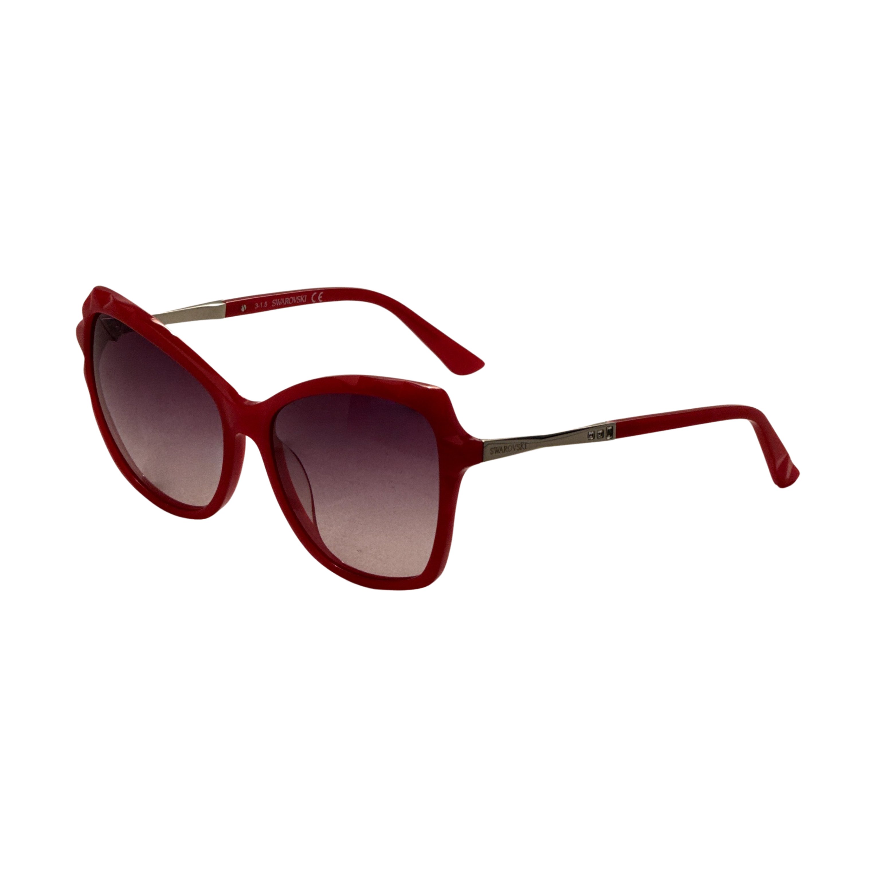 Preloved - Swarovski SK01065772B Sunglasses — Red by Preloved - Swarovski