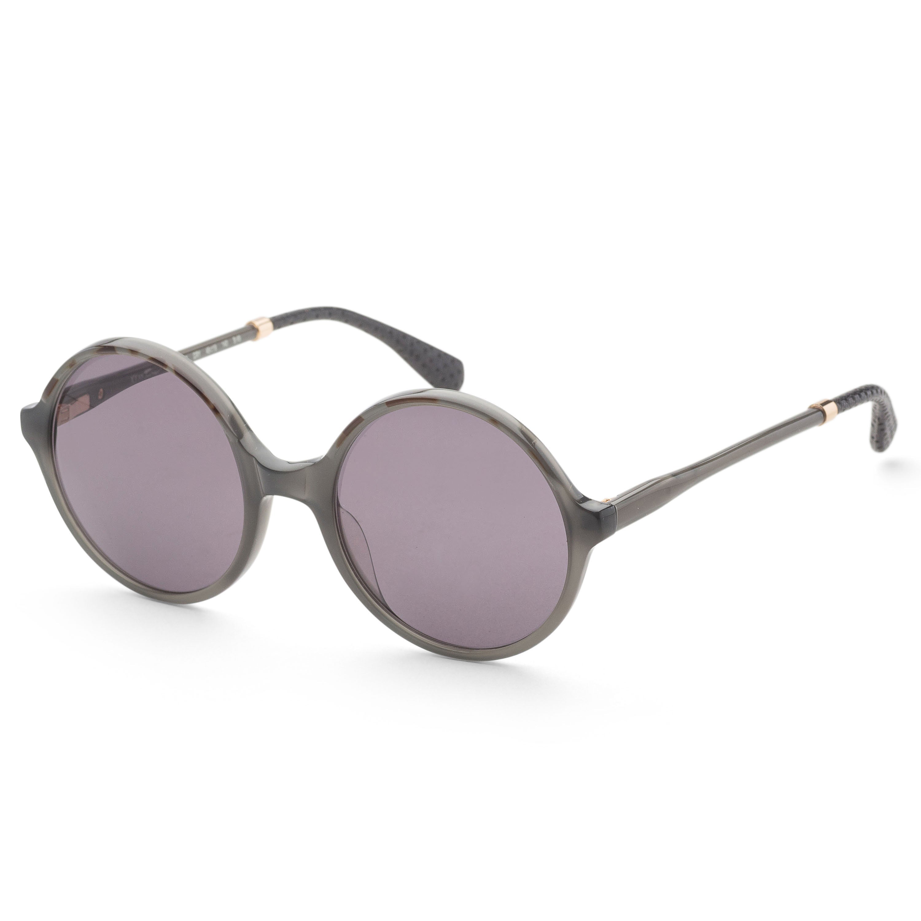 Preloved - Kate Young K523GRY49 Round Frame Sunglasses — Gray by Preloved - Kate Young