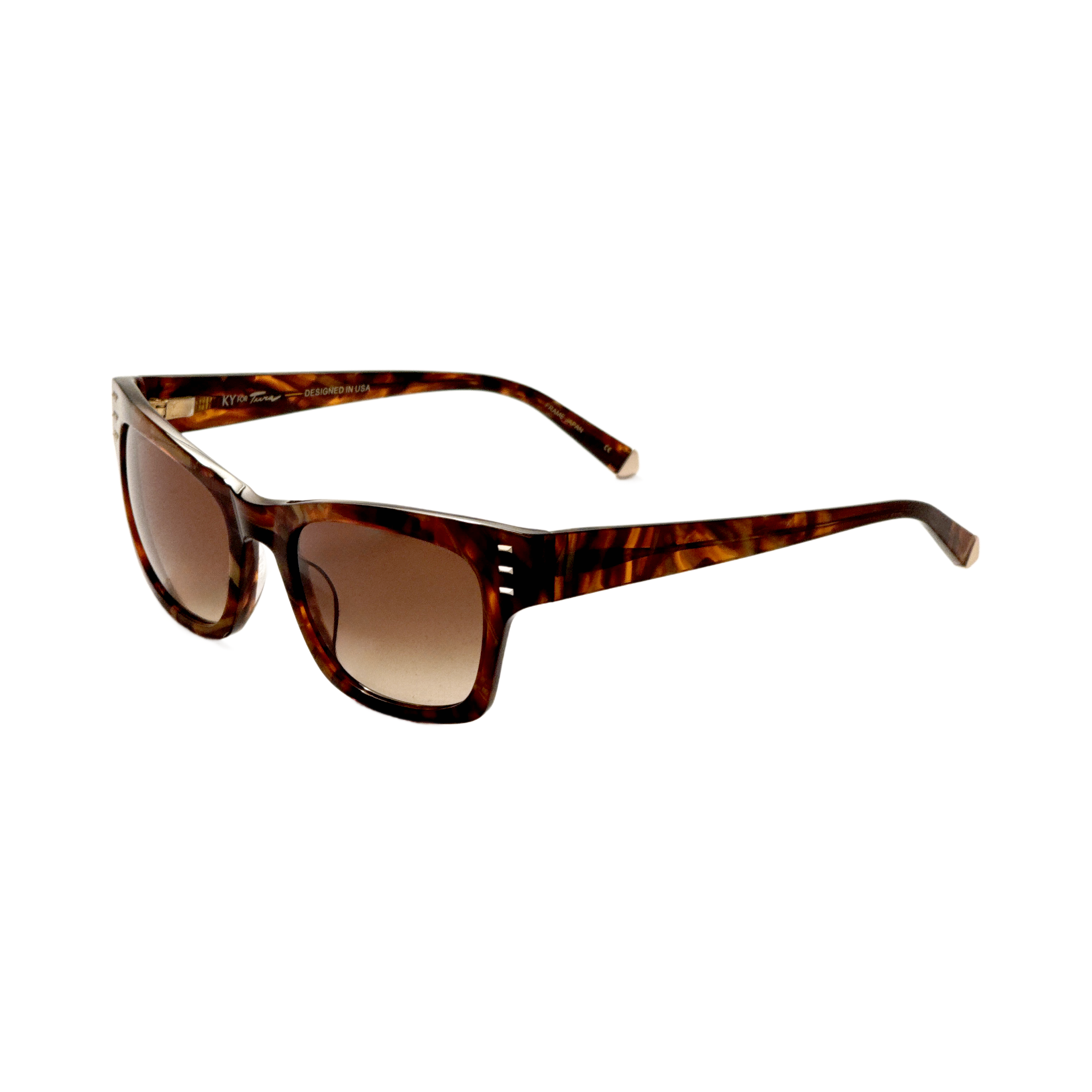 Preloved - Kate Young K539TOR54 Sunglasses — Brown by Preloved - Kate Young