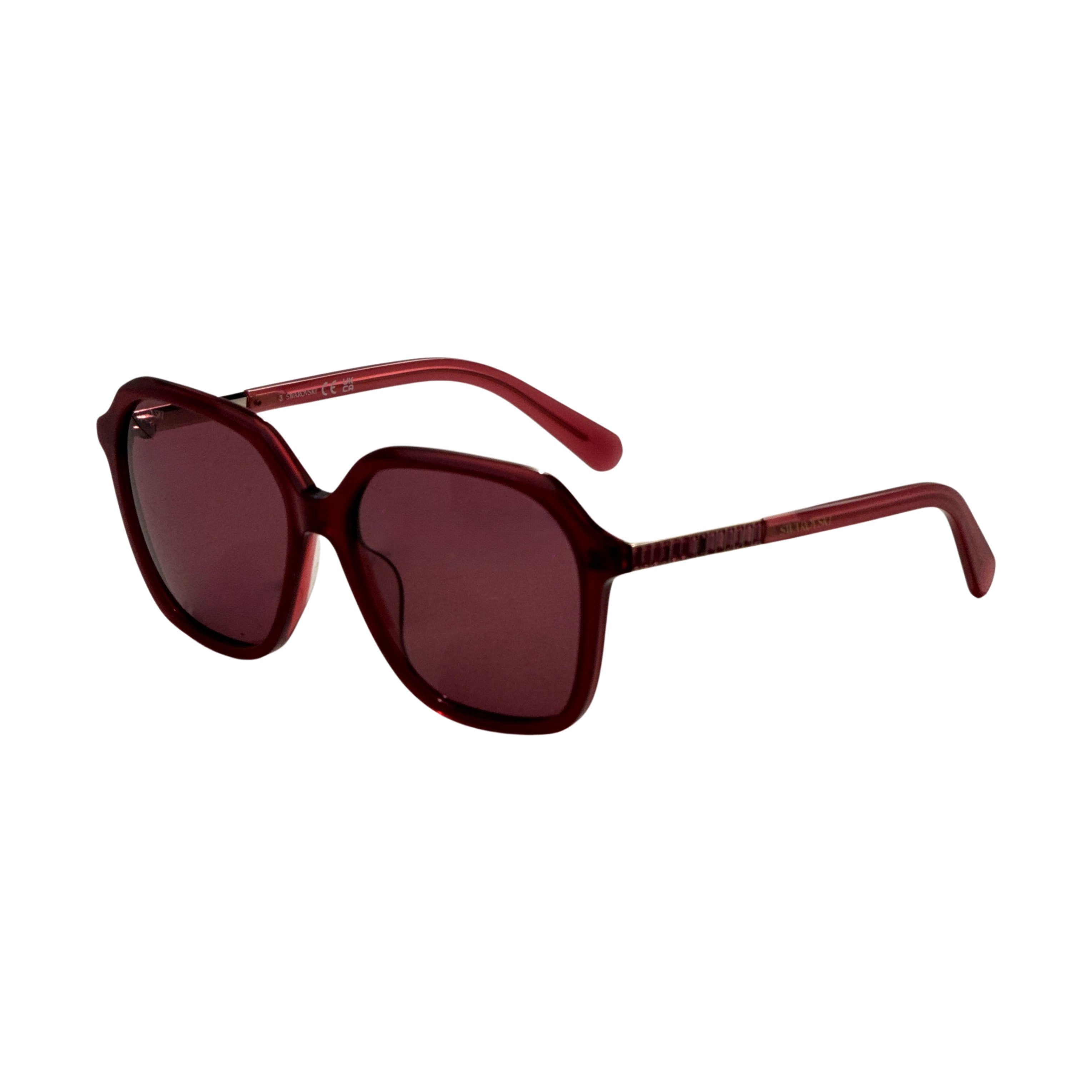 Preloved - Swarovski SK0087F6038F Brown Crystal Sunglasses — Brown by Preloved - Swarovski