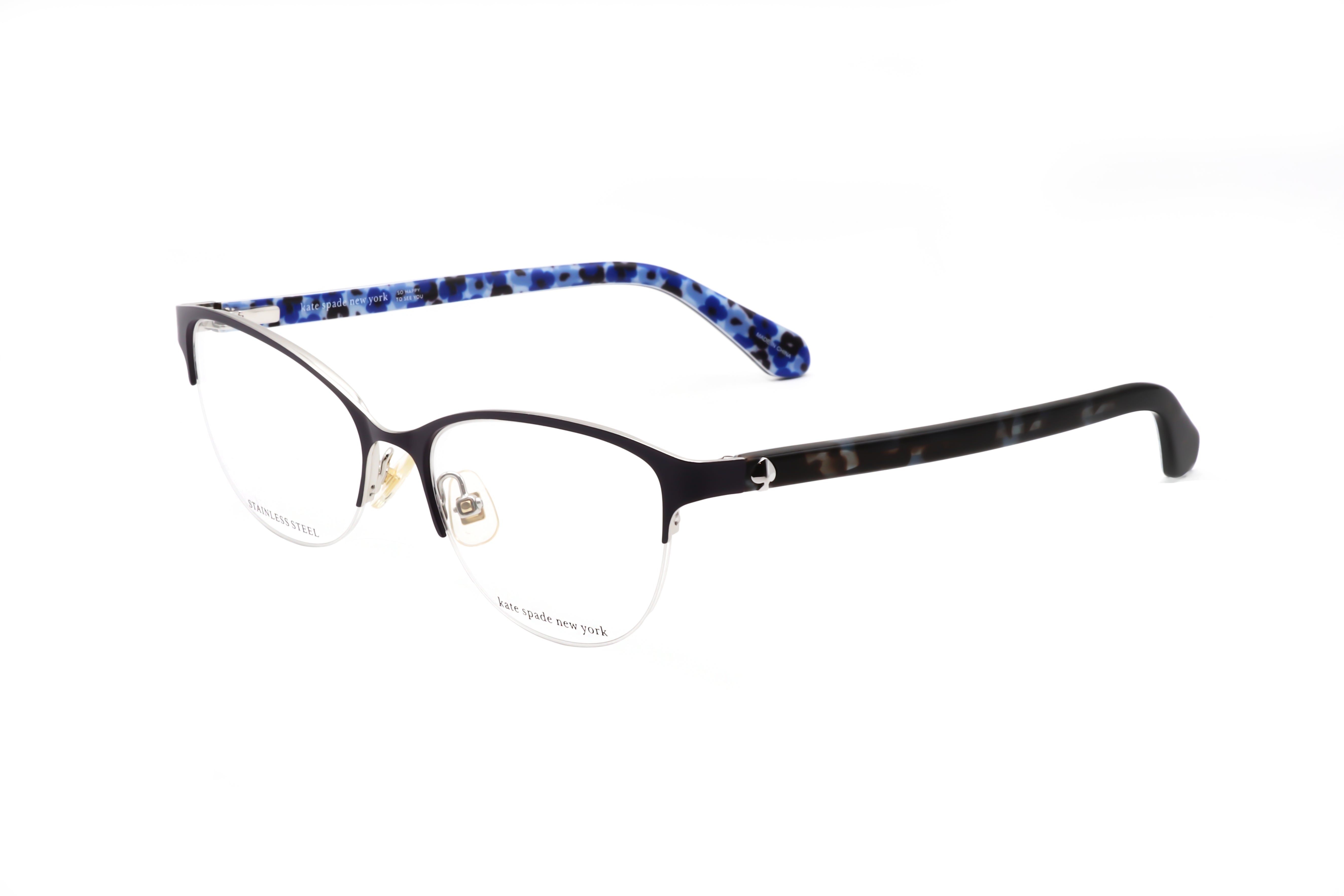 Preloved - Kate Spade ADALINAF2G51 Metal & Acetate Eyeglasses — Black by Preloved - Kate Spade