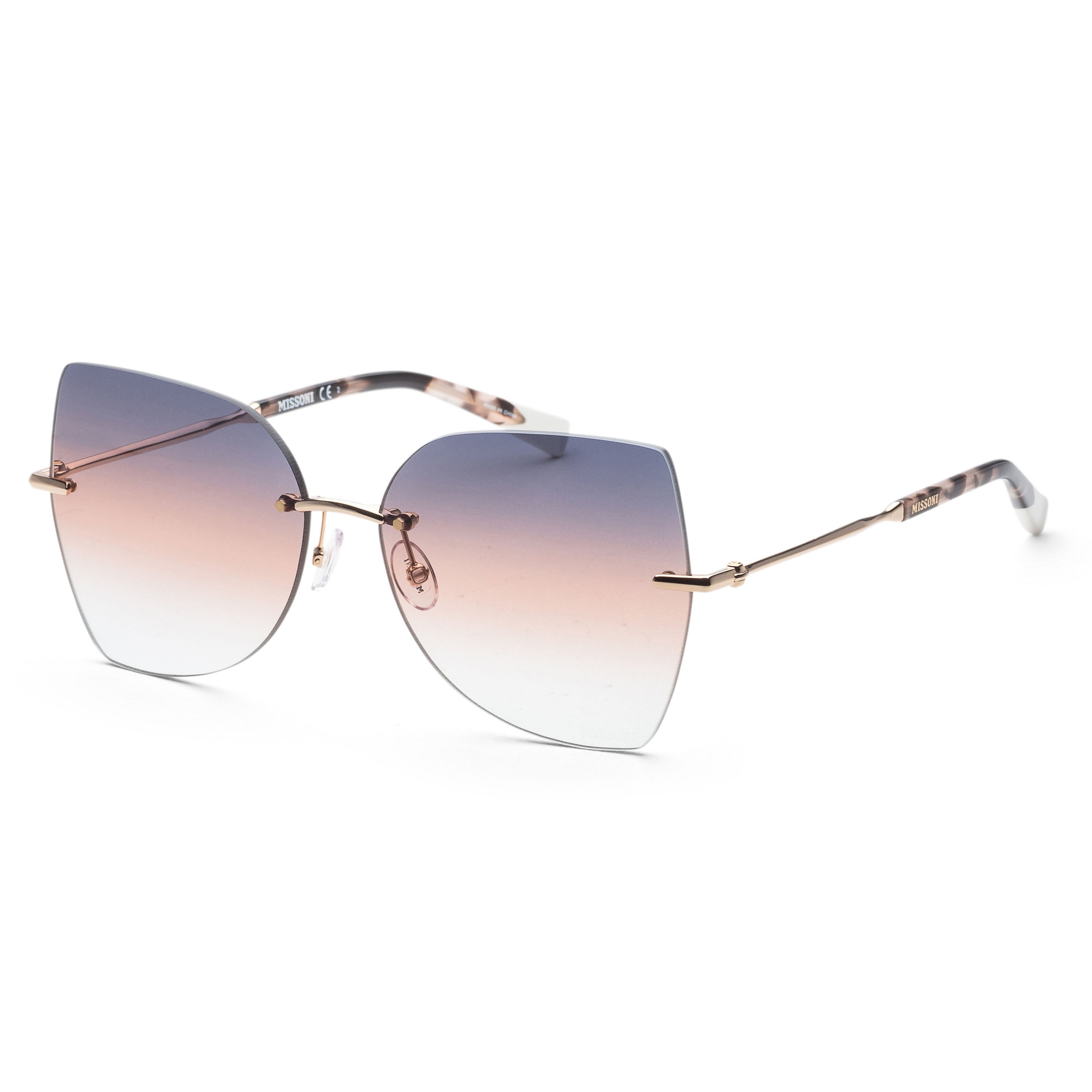 Preloved - Missoni MIS0119SJ5G60 Gradient Lens Sunglasses — Gold by Preloved - Missoni