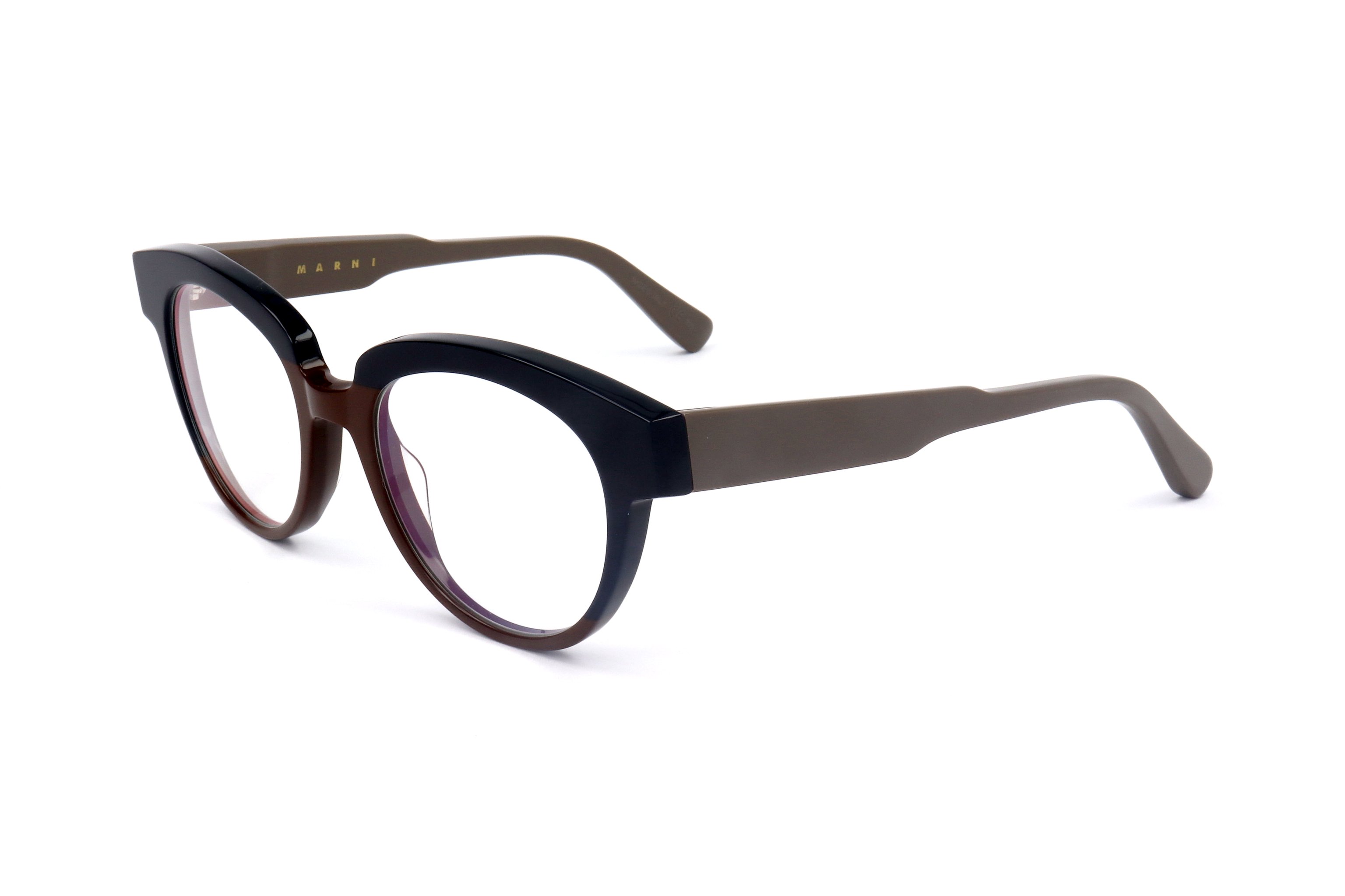 Preloved - Marni ME260942750 Acetate Frame Eyeglasses — Brown by Preloved - Marni