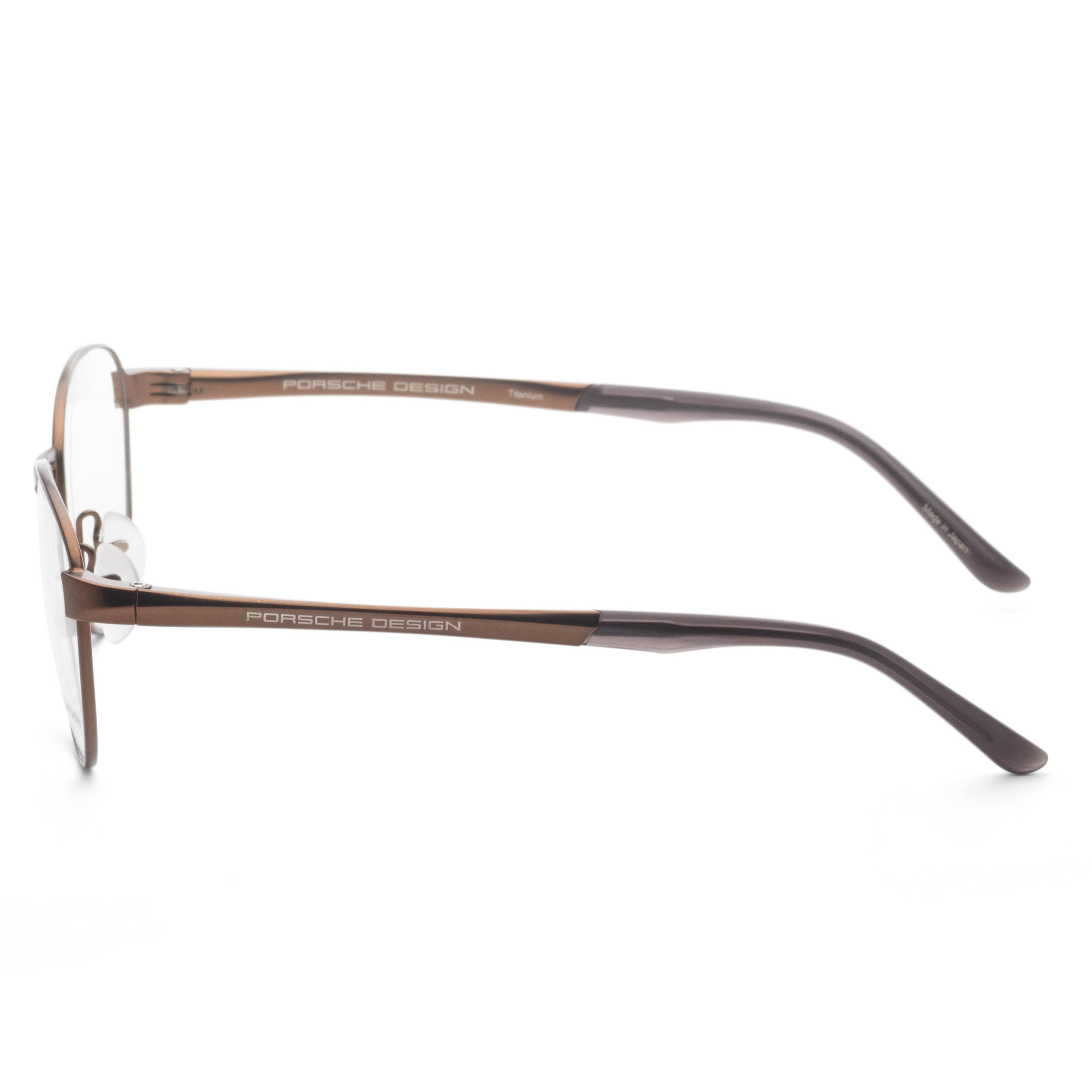 Preloved - Porsche Design P836950D Titanium Round Eyeglasses — Brown, view 2