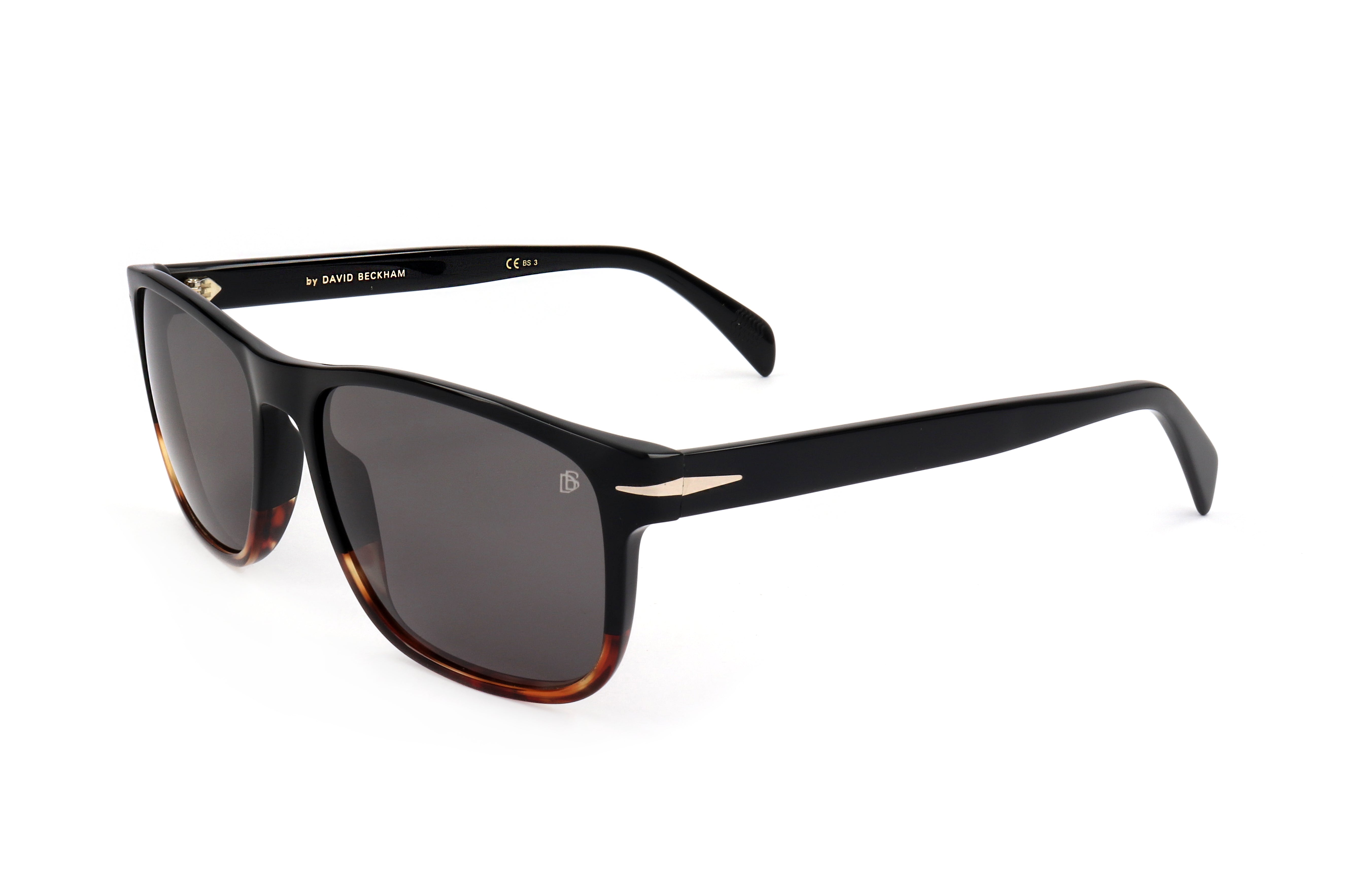 Preloved - David Beckham DB1060S037NIR Sunglasses — Black by Preloved - David Beckham