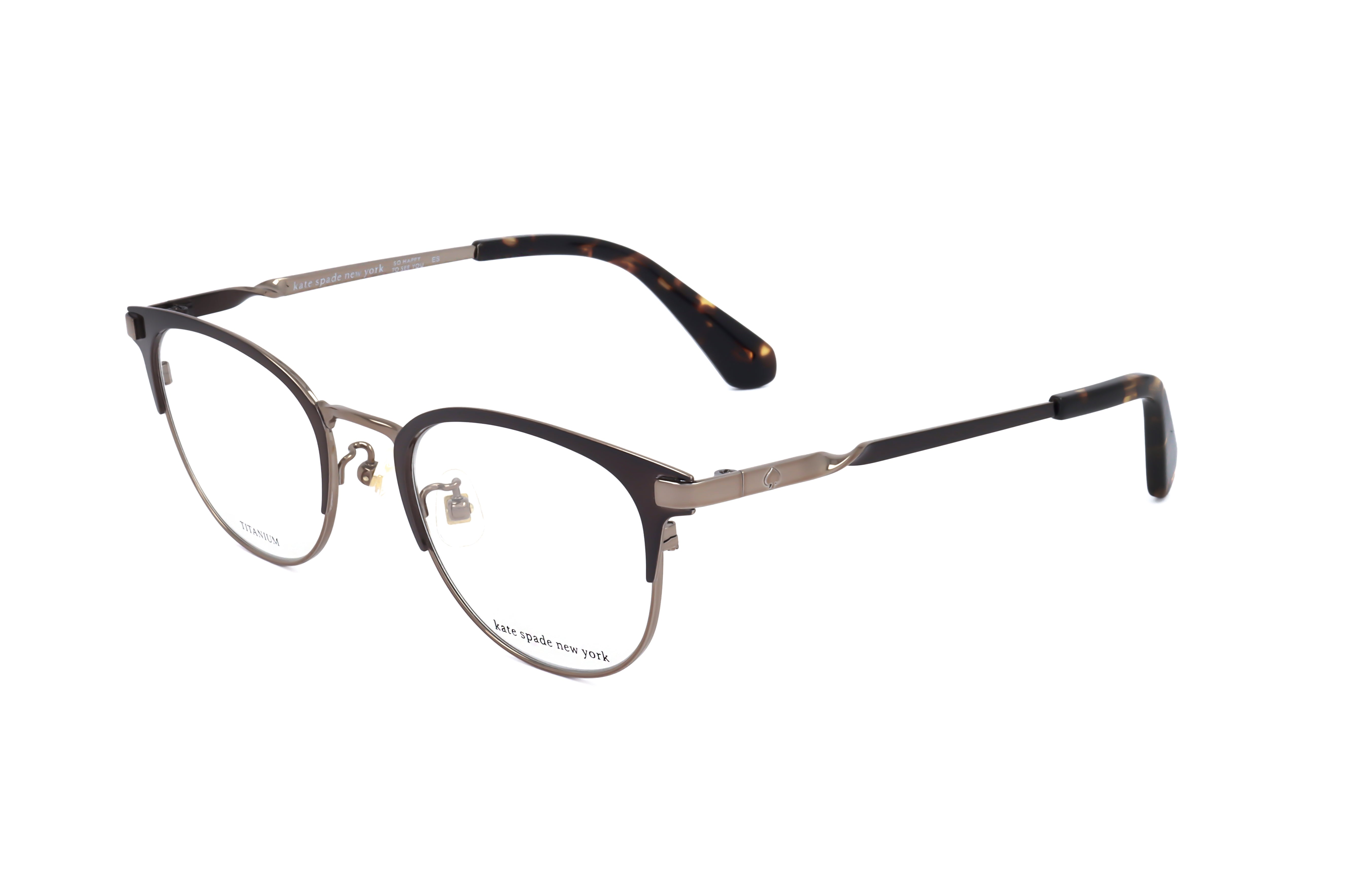 Preloved - Kate Spade DANYELLEFWR949 Eyeglasses — Brown by Preloved - Kate Spade
