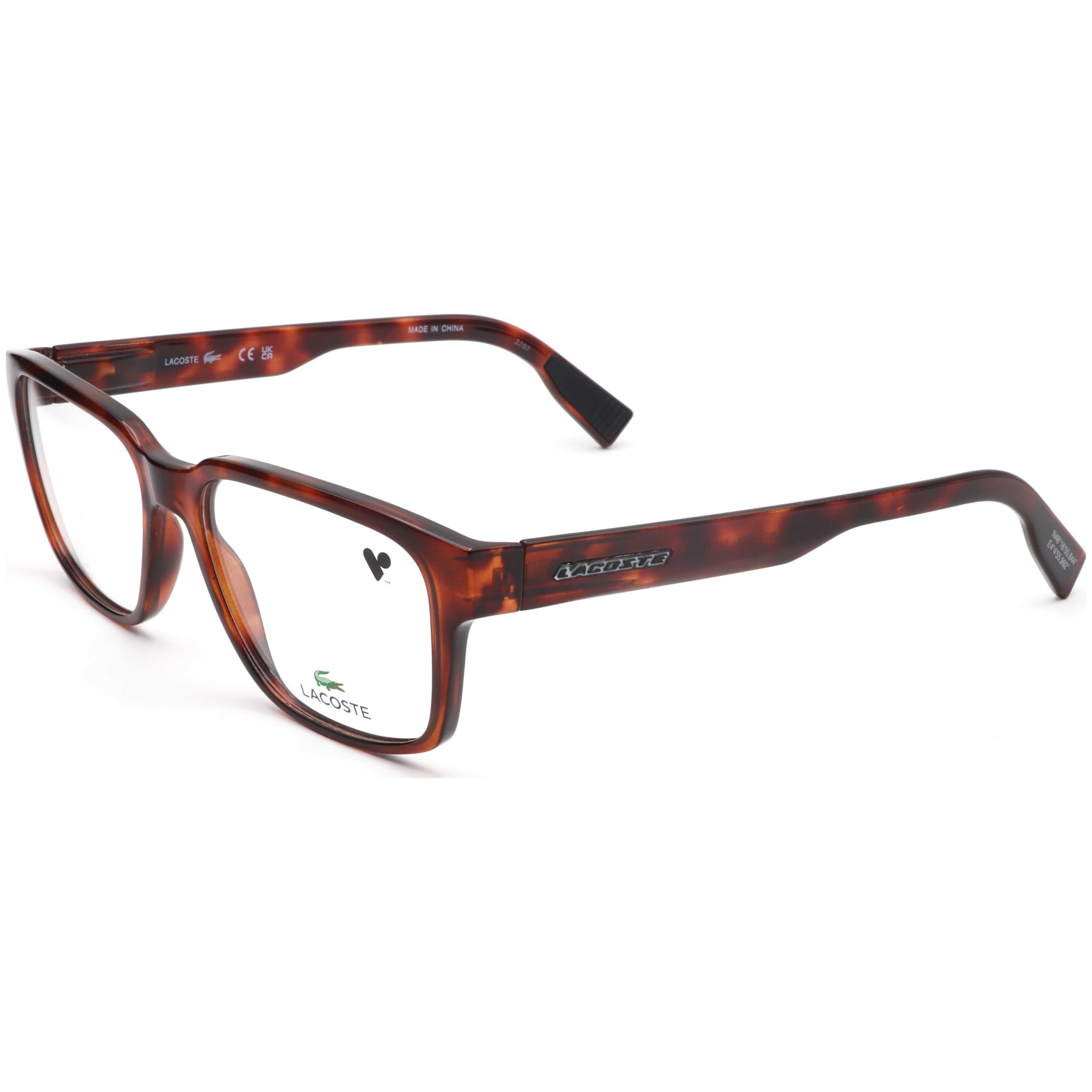 Preloved - Lacoste L292721456 Tortoiseshell Acetate Eyeglasses — Brown by Preloved - Lacoste