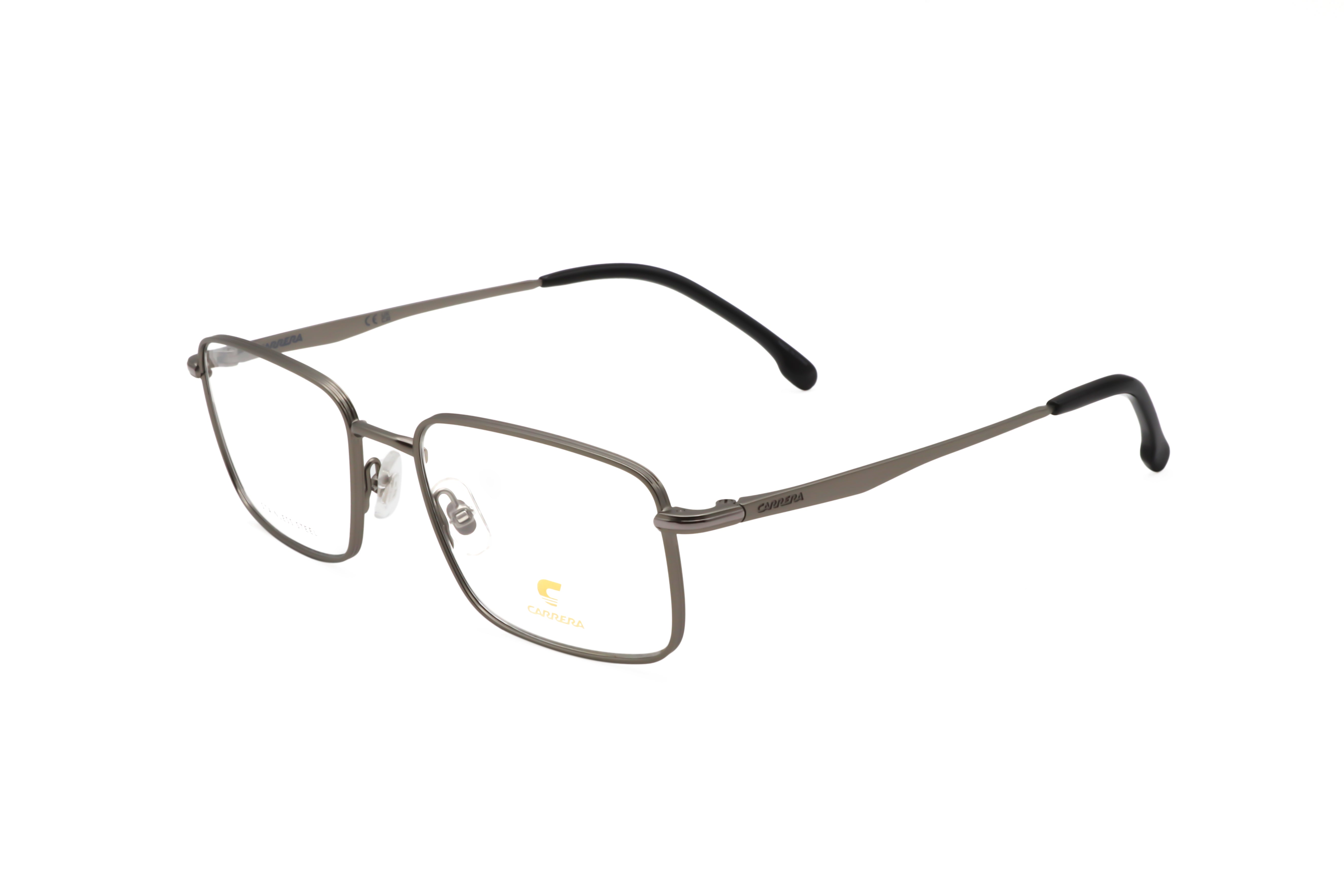 Preloved - Carrera CARRERA343SVK53 Metal Rectangle Eyeglasses — Gray by Preloved - Carrera