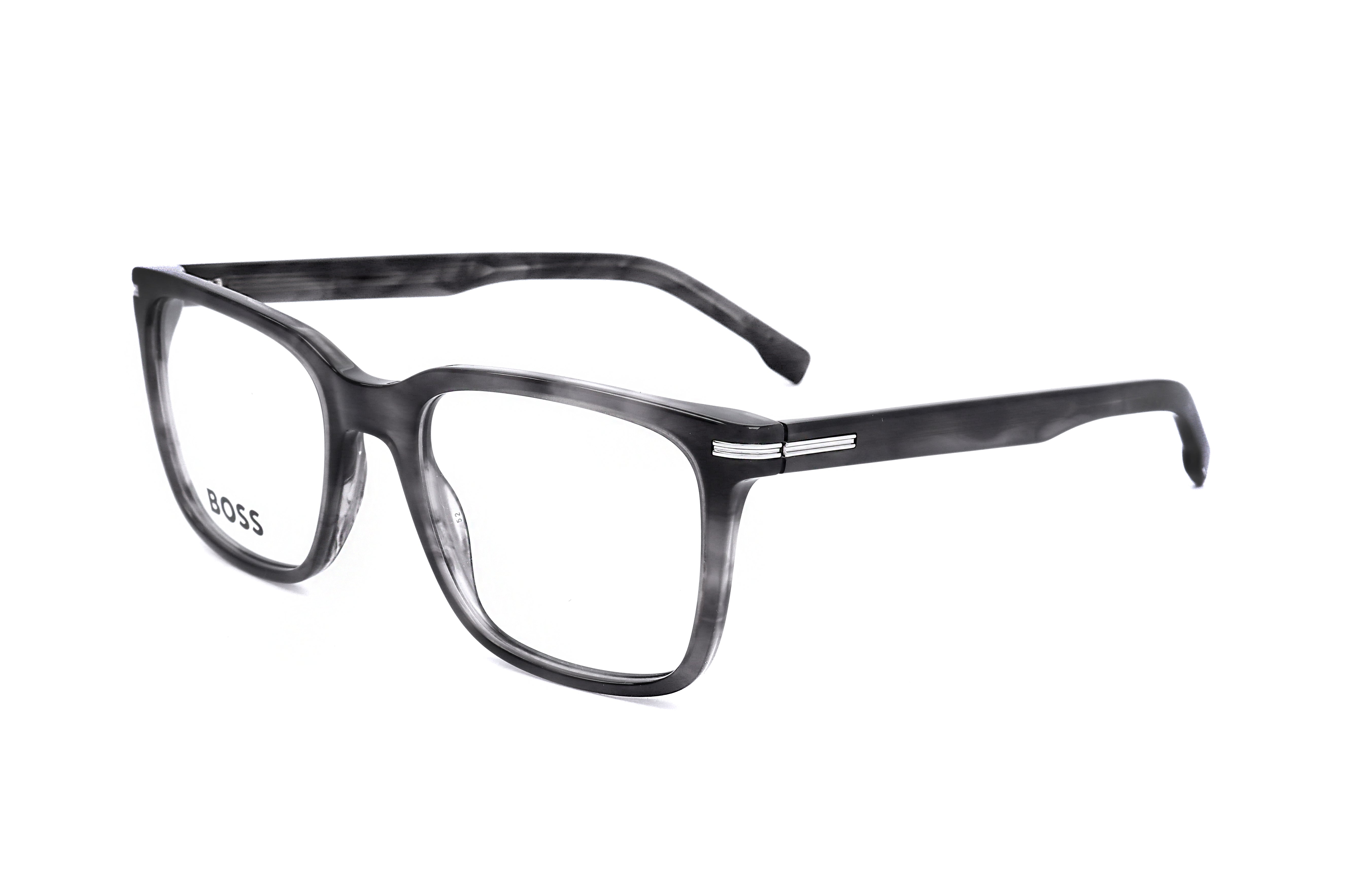 Preloved - Hugo Boss BOSS16022W853 Grey Horn Acetate Eyeglasses — Gray by Preloved - Hugo Boss