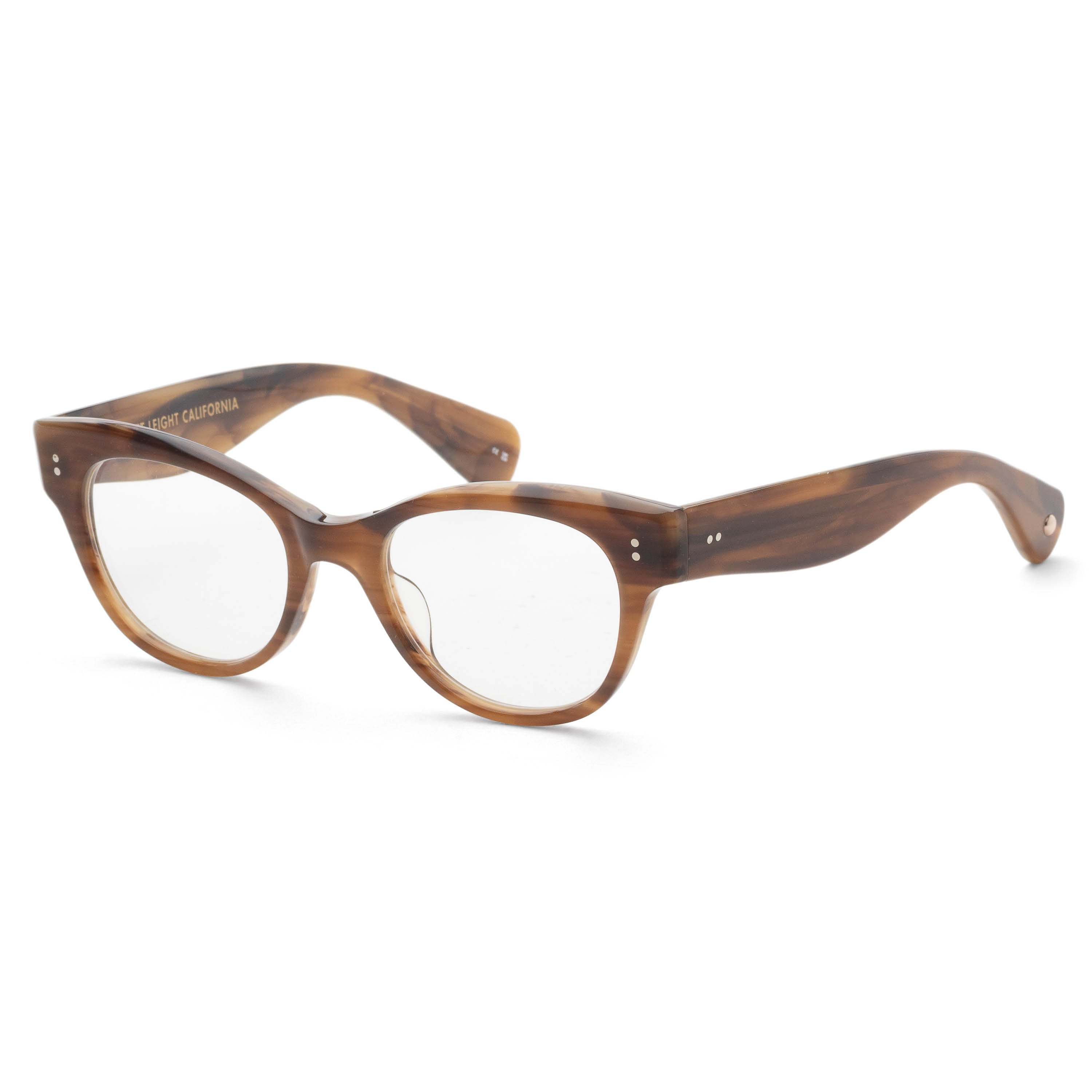 Preloved - Garrett Leight 113549MALT Eyeglasses — Brown by Preloved - Garrett Leight