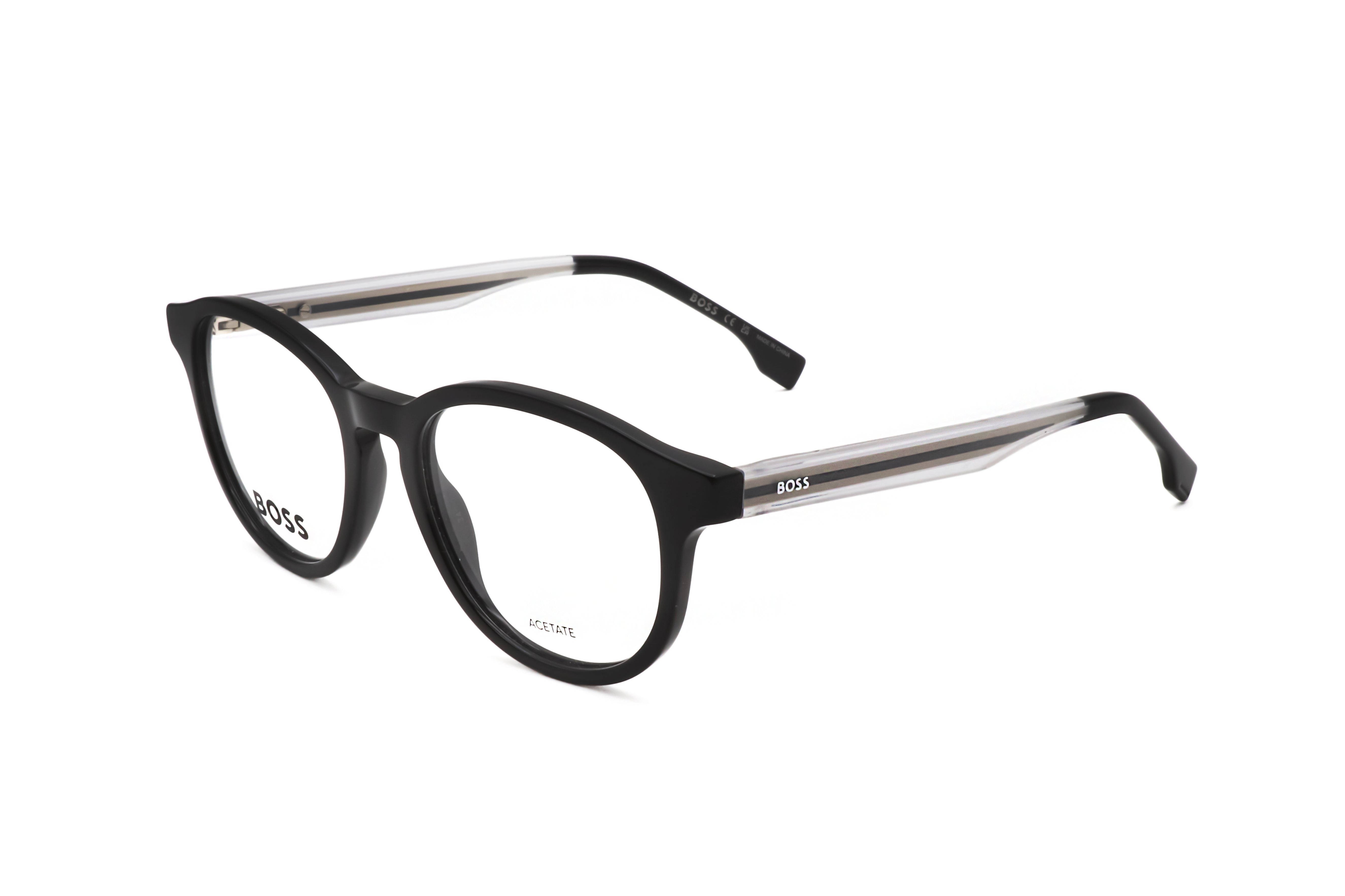 Preloved - Hugo Boss BOSS15487C548 Black Crystal Eyeglasses — Black by Preloved - Hugo Boss