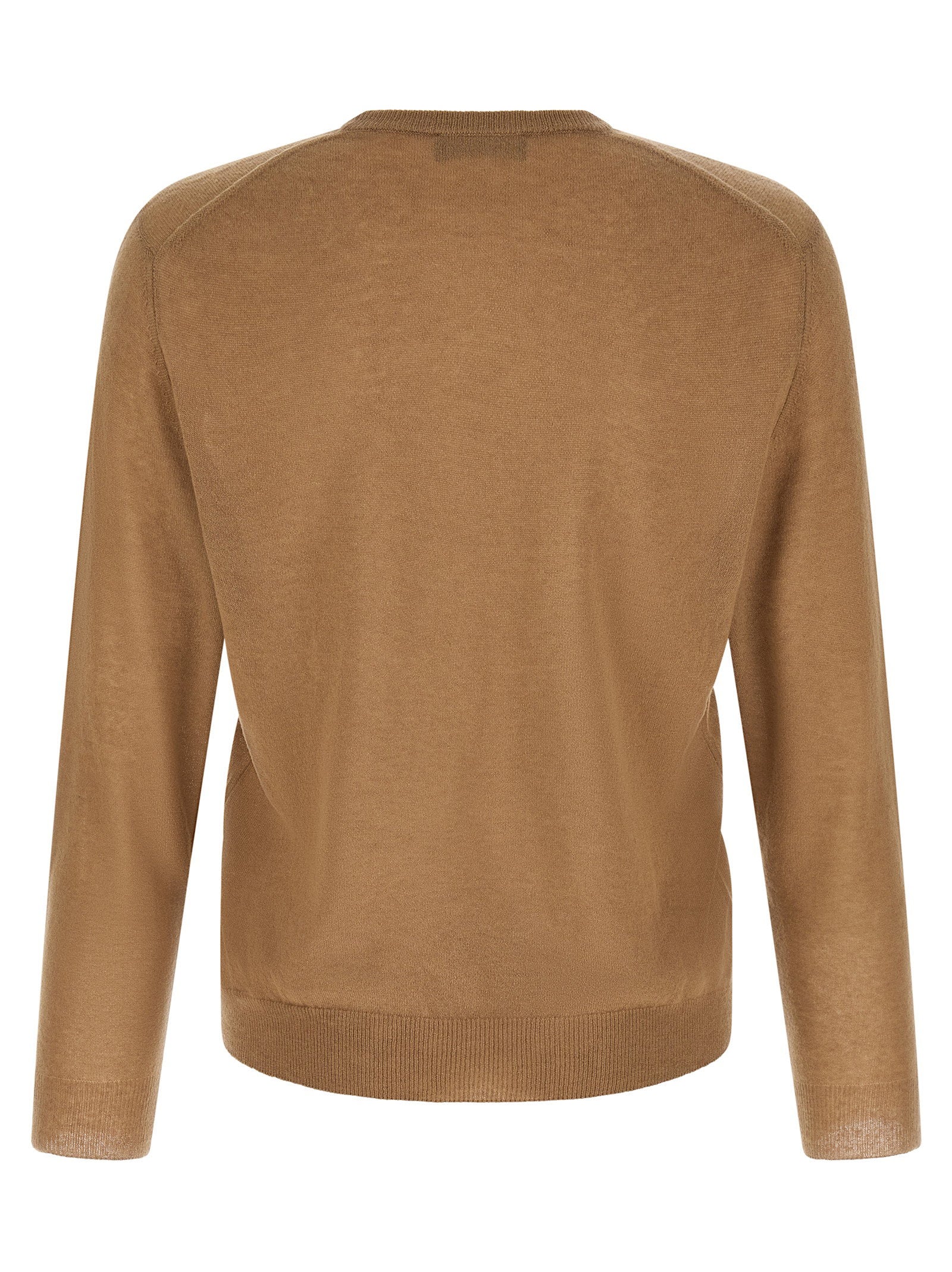 Zanone Giro Sweater — Camel, view 2