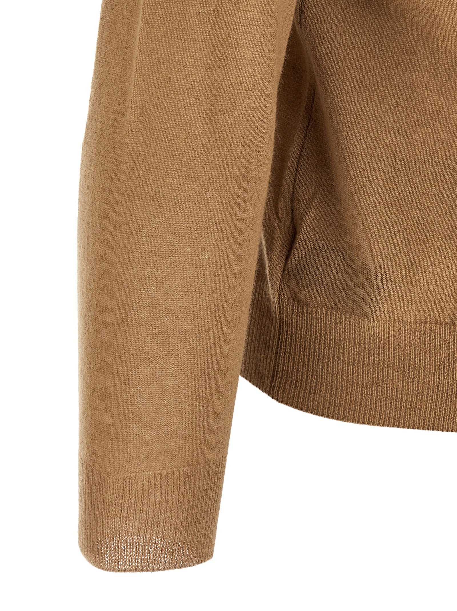 Zanone Giro Sweater — Camel, view 4