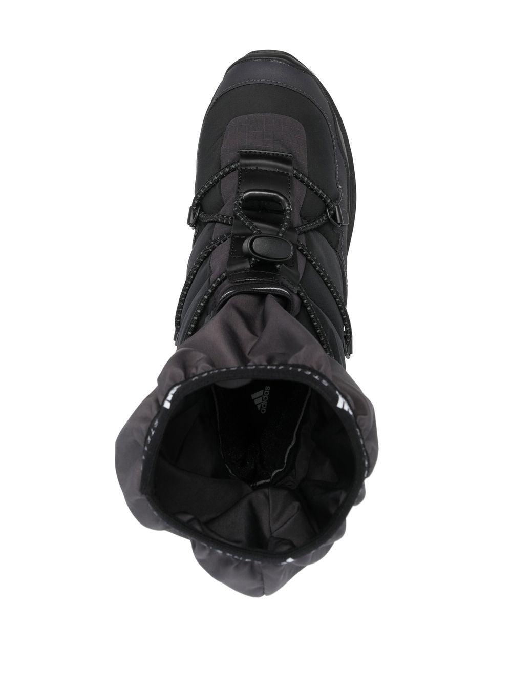 Adidas By Stella McCartney Logo-Tape Lace-Up Boot — Black, view 4