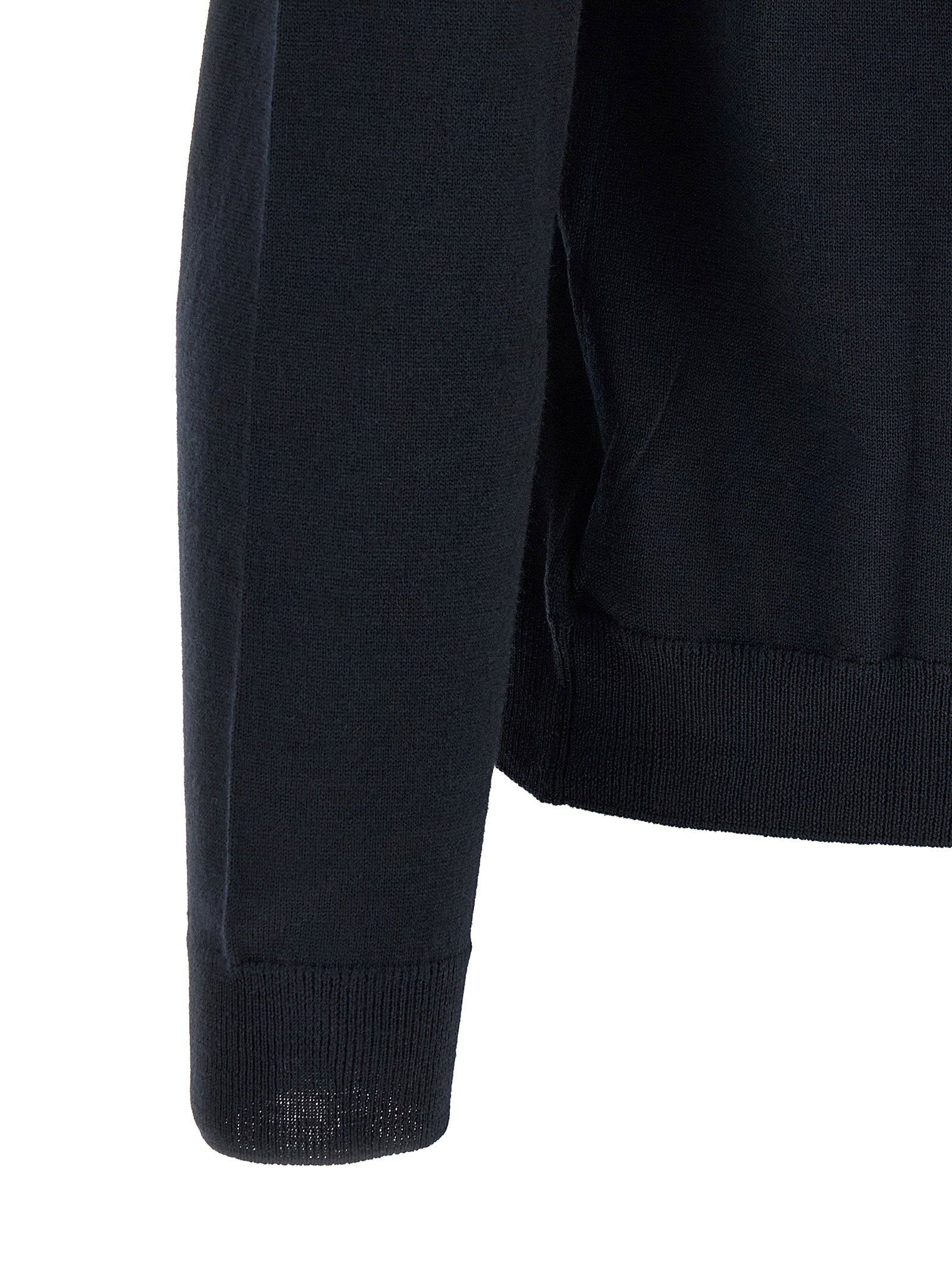 Zanone Giro Sweater — Navy, view 4