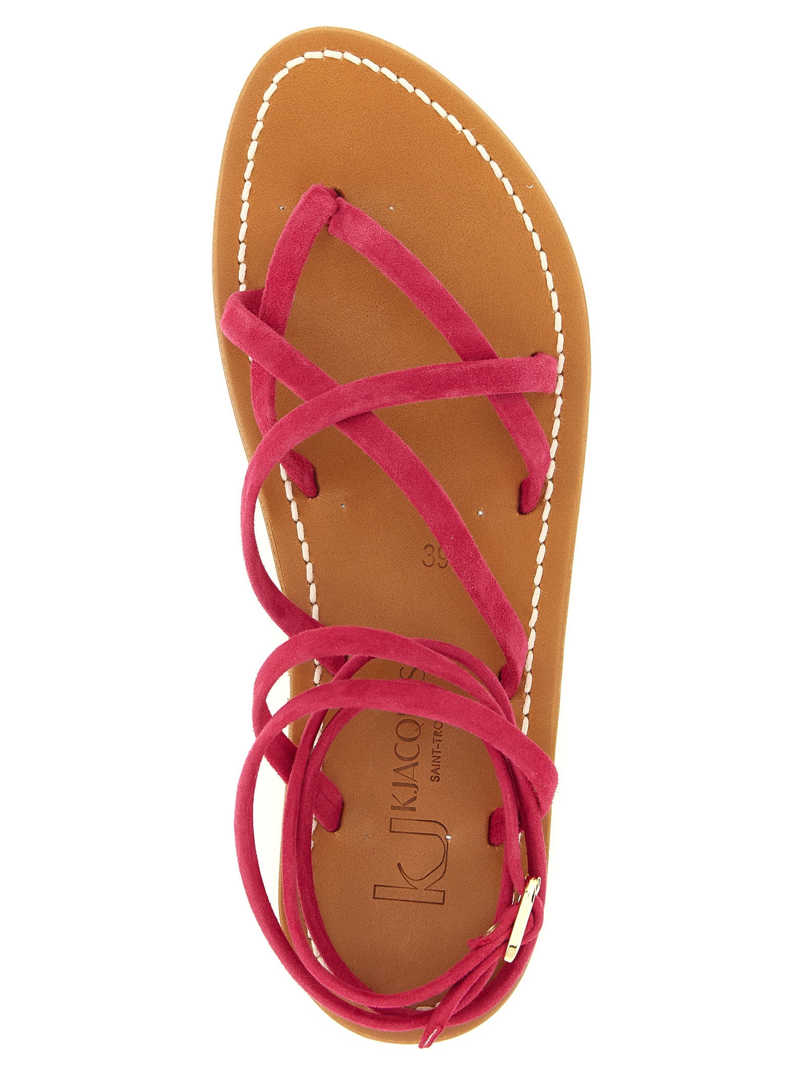 K.jacques Saint Tropez Zenobie Sandal — Red, view 4