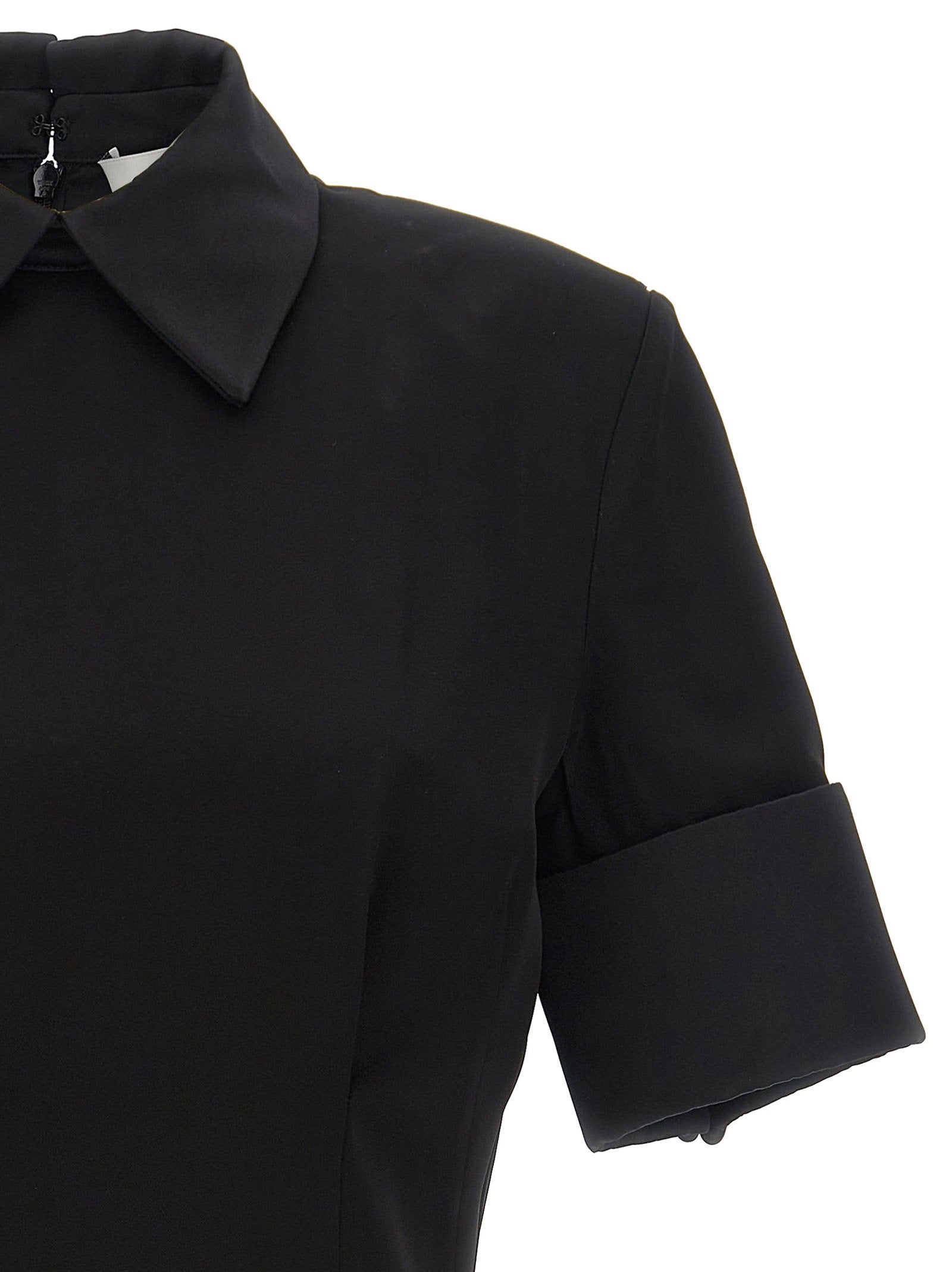 Sportmax Cipro Dress — Black, view 3
