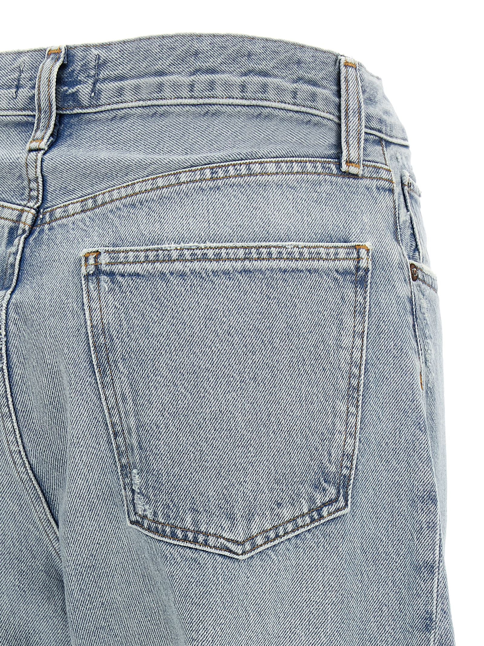 Agolde Luna Jeans — Blue, view 4
