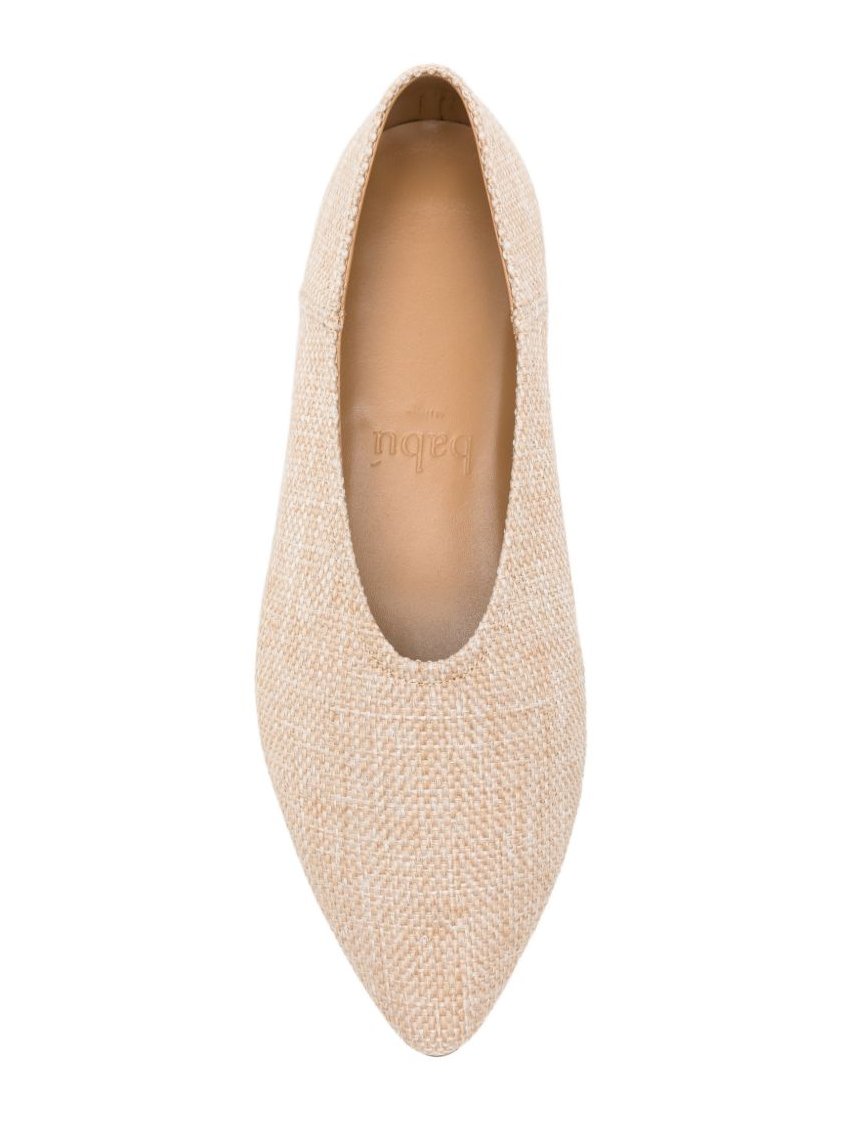 BABU' MILANO Dune Ballet Flat — Beige, view 3