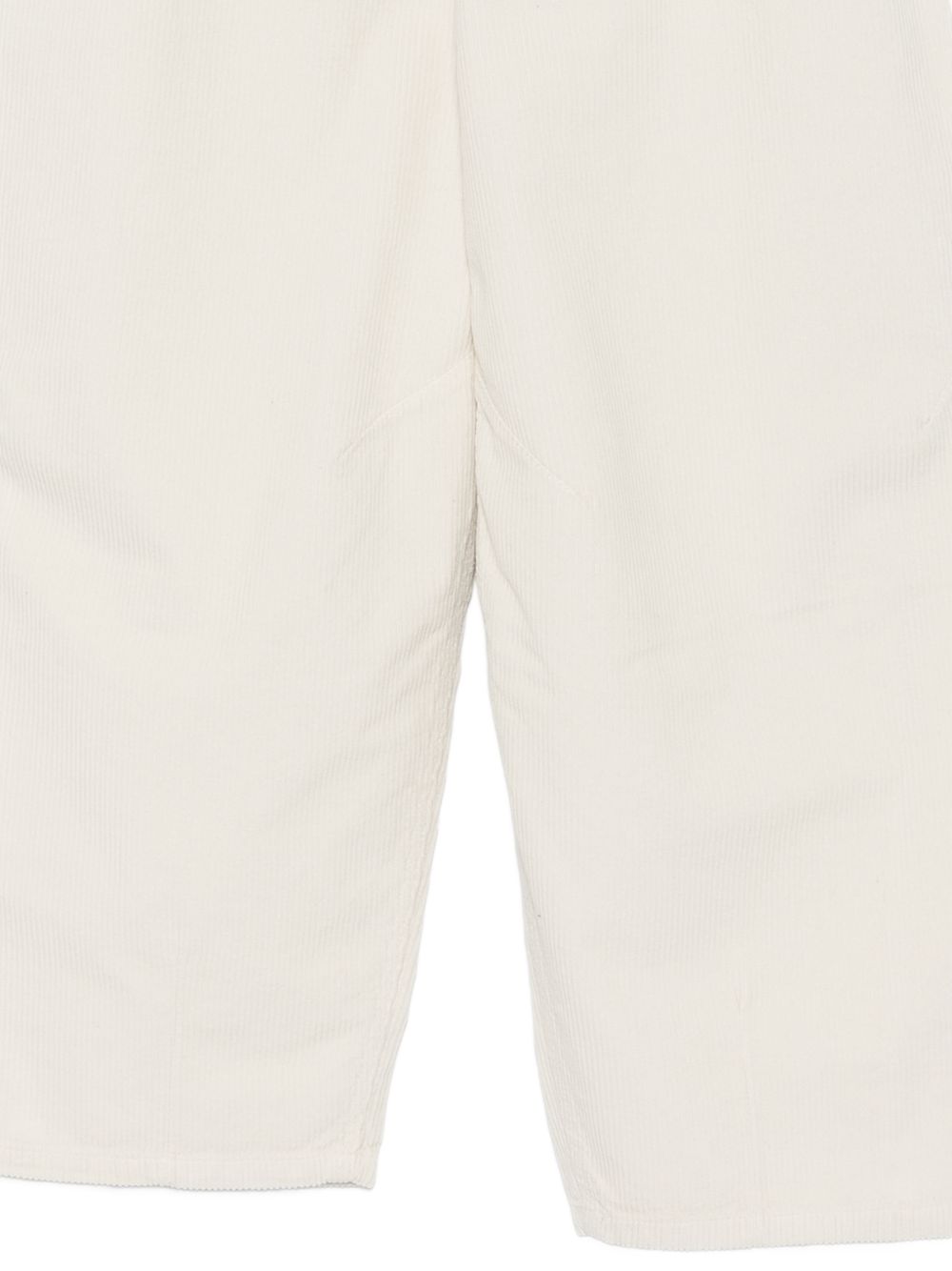 Alysi Corduroy-Effect Trousers — White, view 3