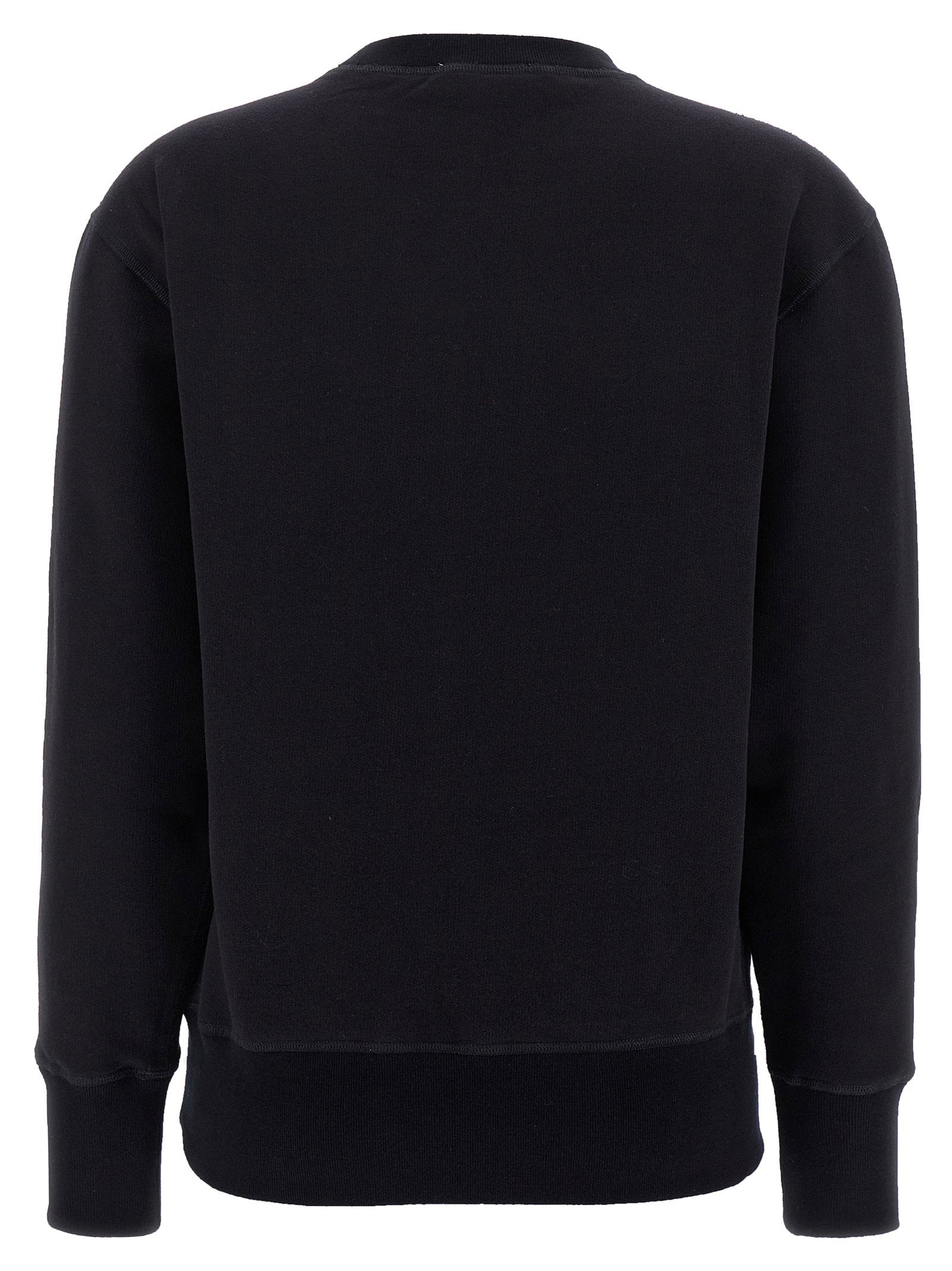 Darkpark Cotton and Cashmere Sweatshirt — Black, view 2