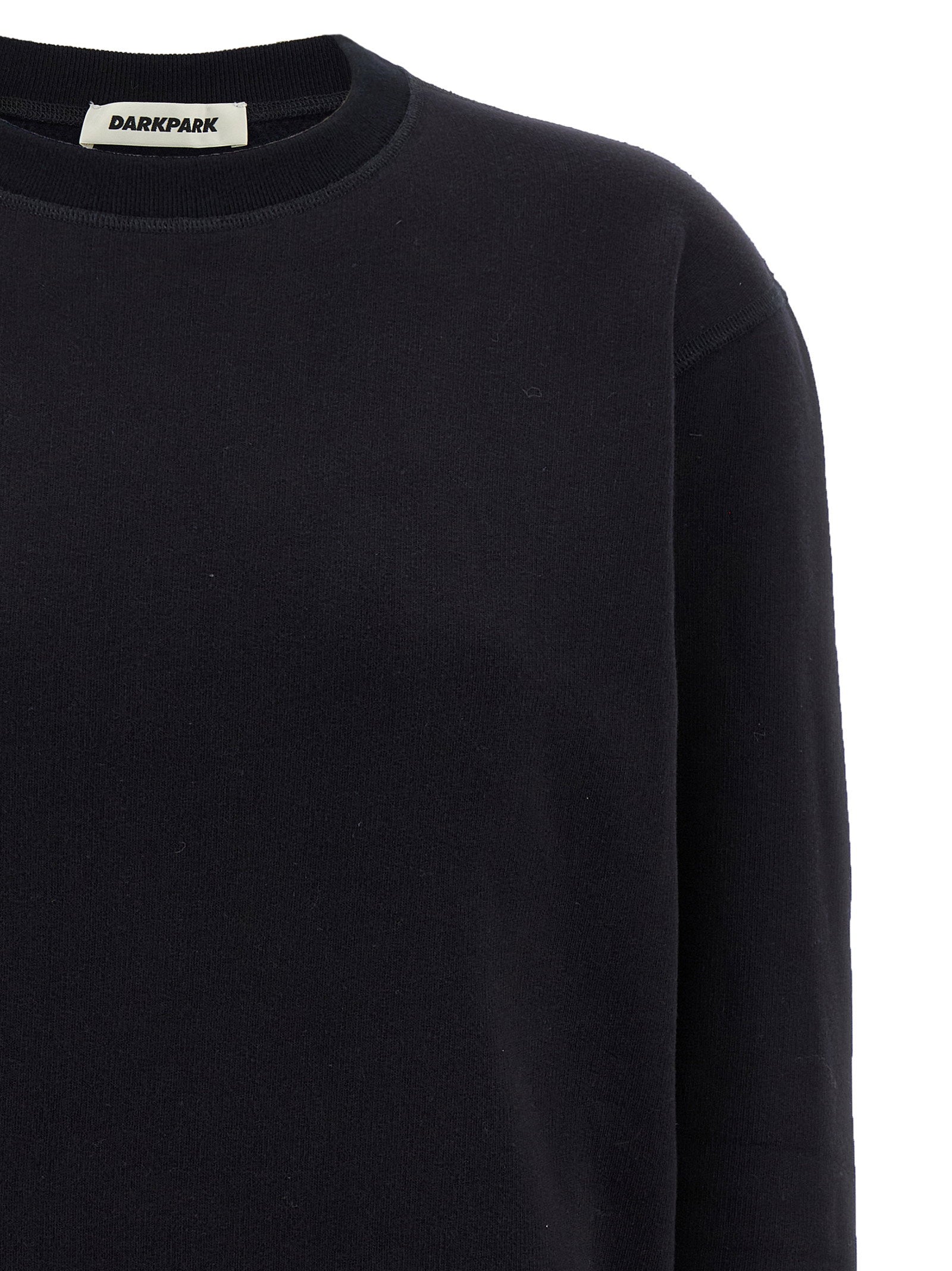 Darkpark Cotton and Cashmere Sweatshirt — Black, view 3
