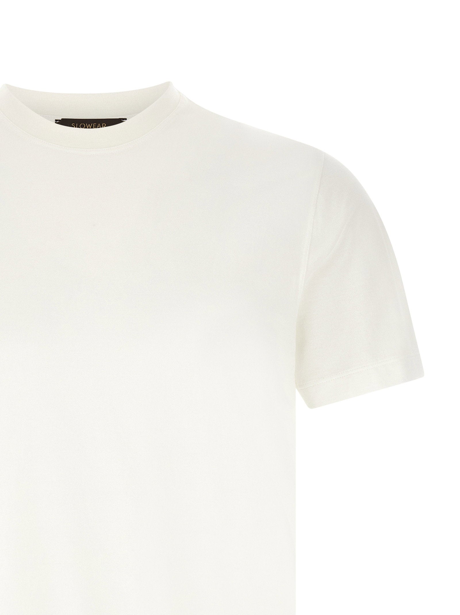 Zanone Ice Cotton T-Shirt — Cream, view 3