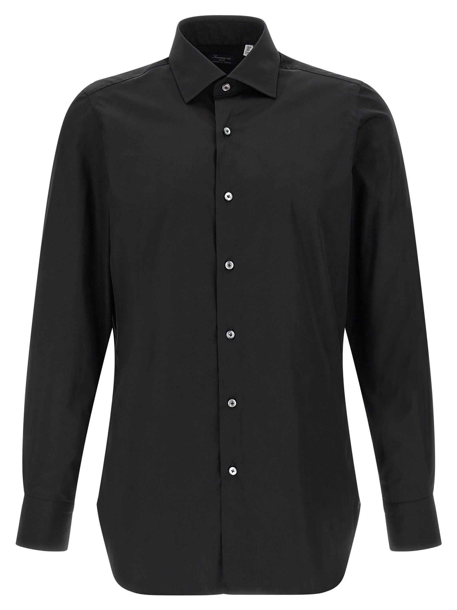 Finamore Napoli Shirt — Black by Finamore