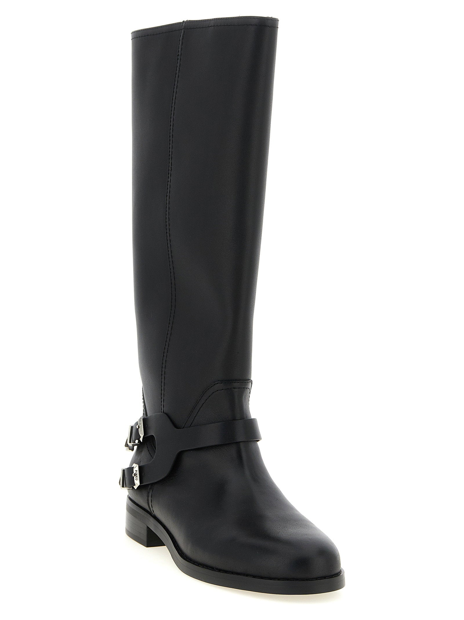 Pinko Cheval Boots — Black, view 2