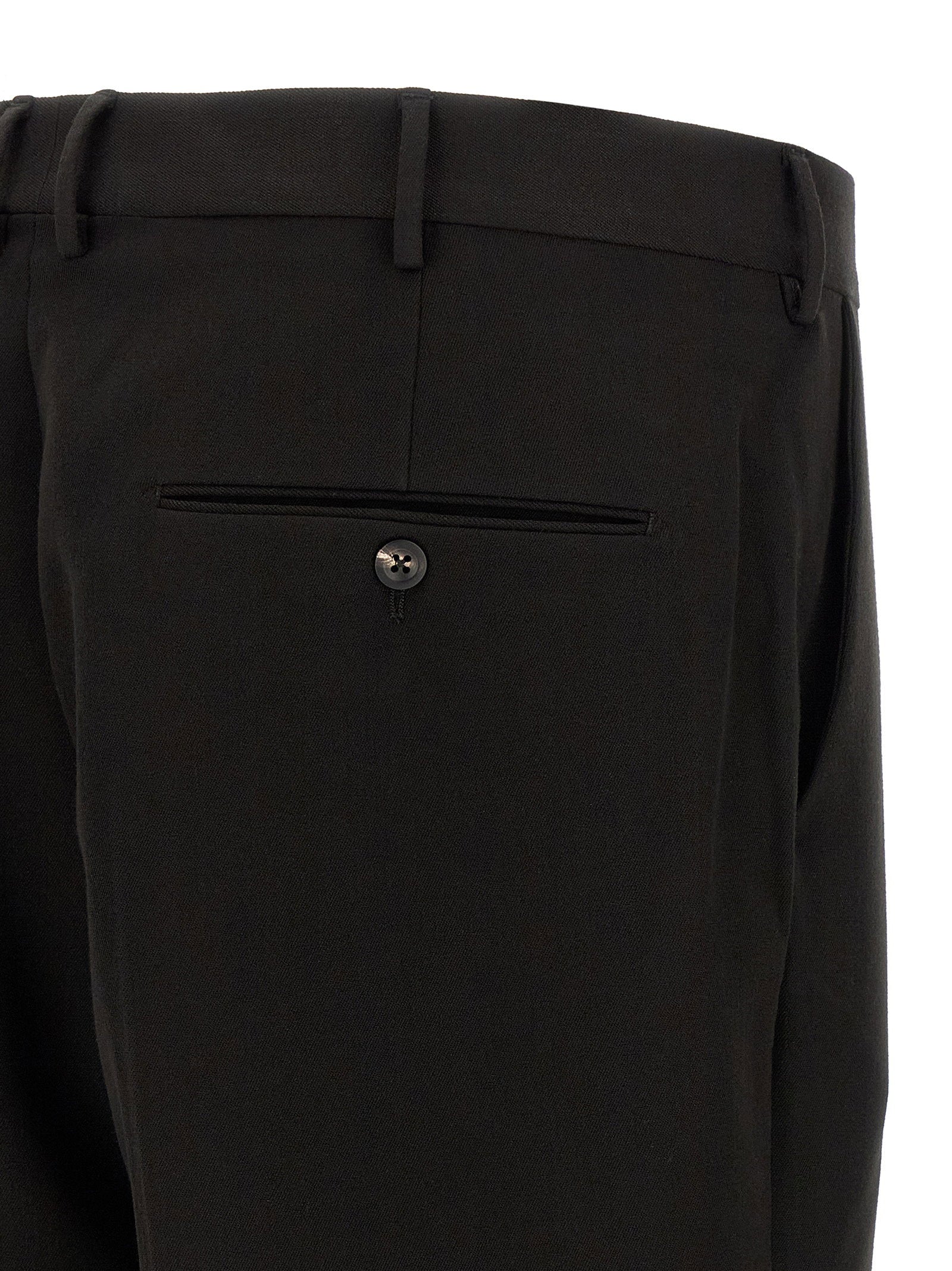 Cellar Door Milo Trousers — Black, view 4