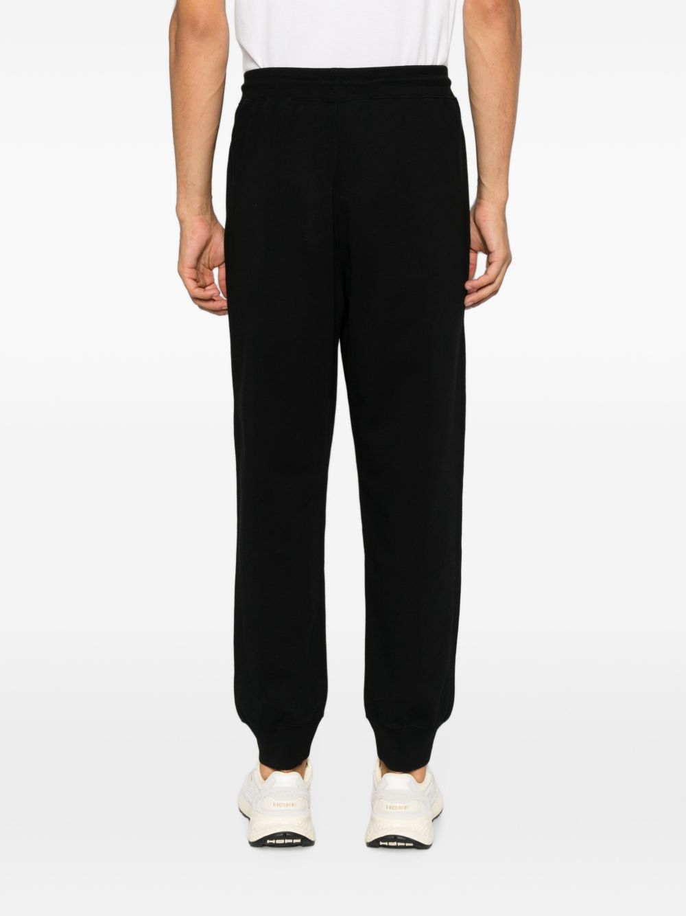 Canada Goose Logo-Patched Cotton Joggers — Black, view 2