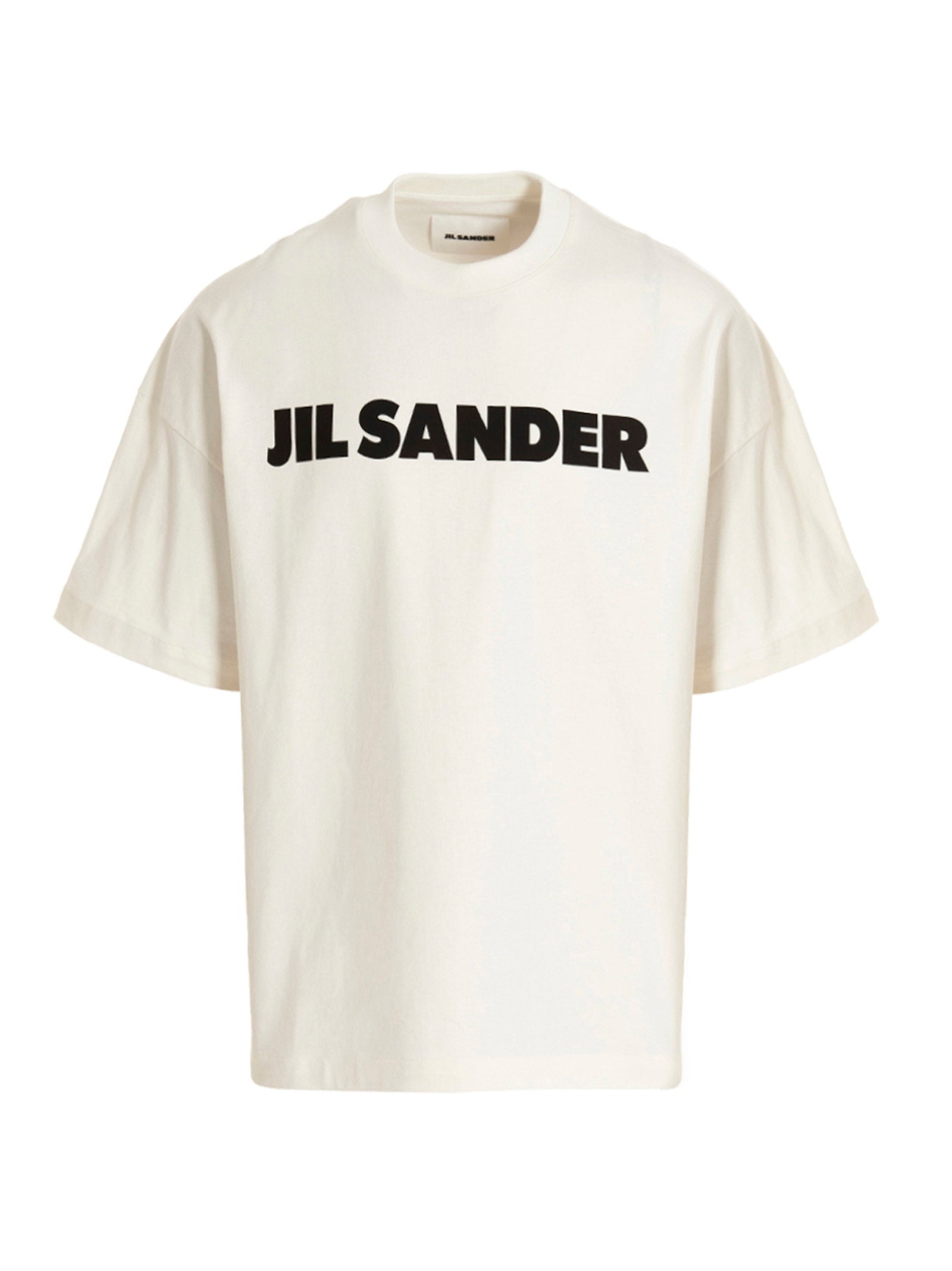 Jil Sander Logo Print T-shirt — Cream - XL by Jil Sander
