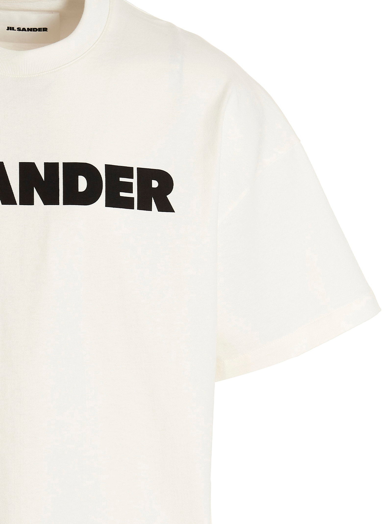 Jil Sander Logo Print T-shirt — Cream - XL, view 3