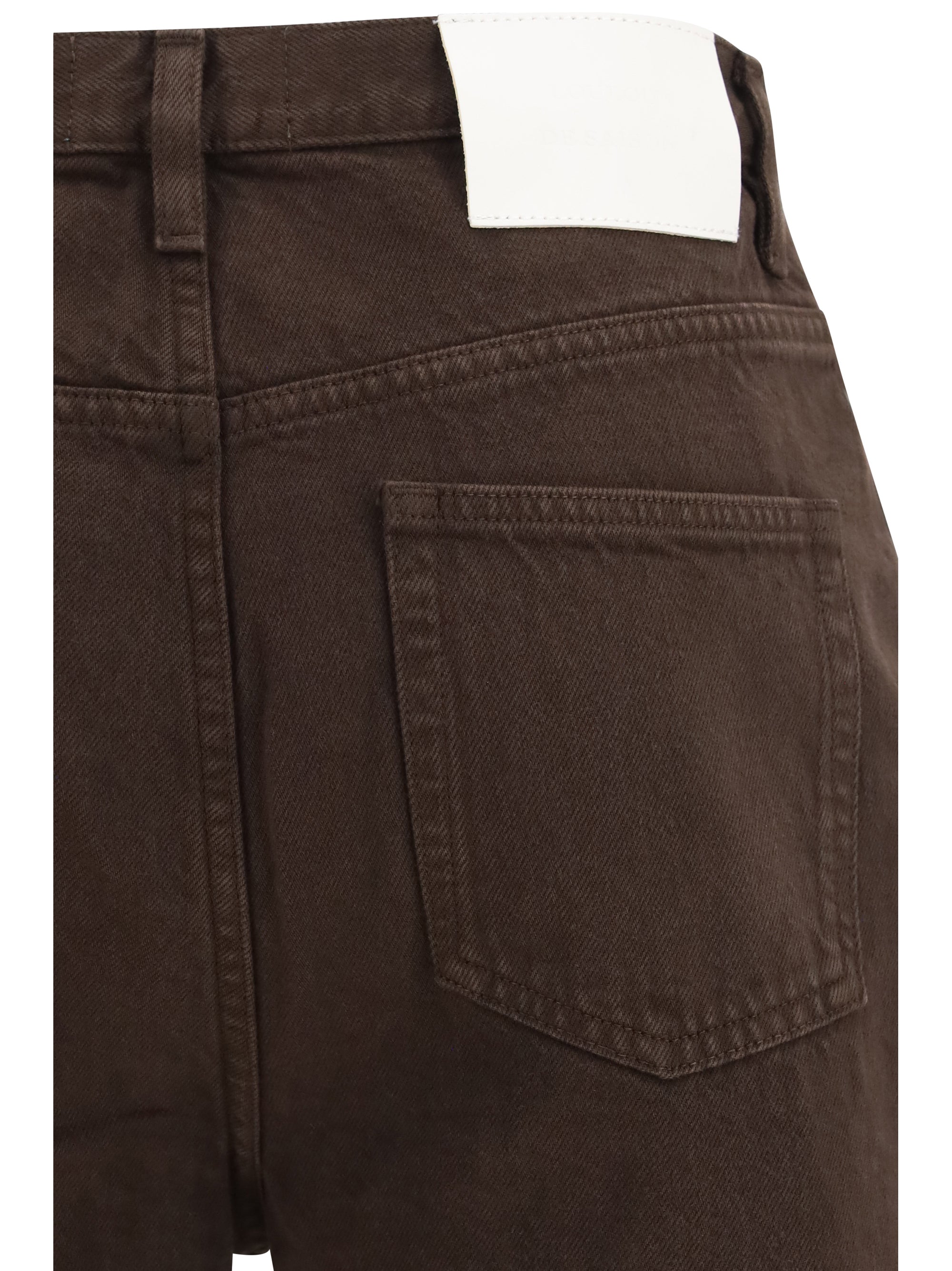 Loulou De Saison Jeans — Brown, view 2