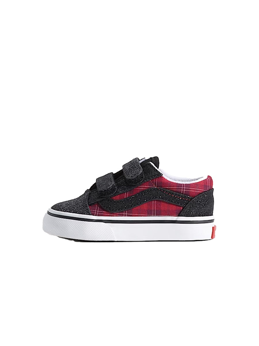 Vans Suede-Linen Sneakers — Red, view 2
