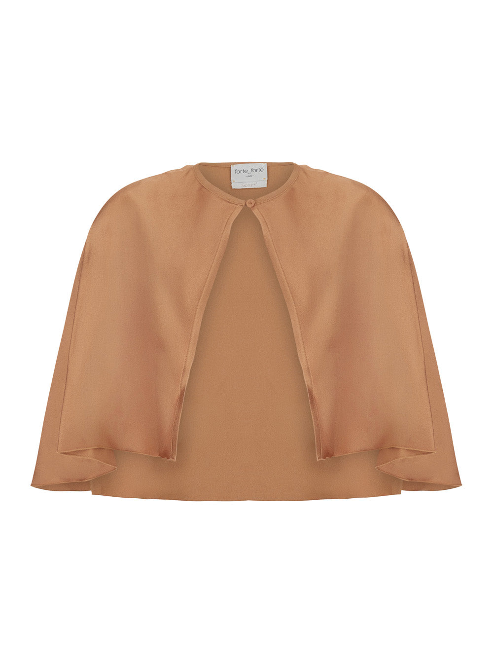 Forte Forte Satin Envers Cape — Pink by Forte Forte