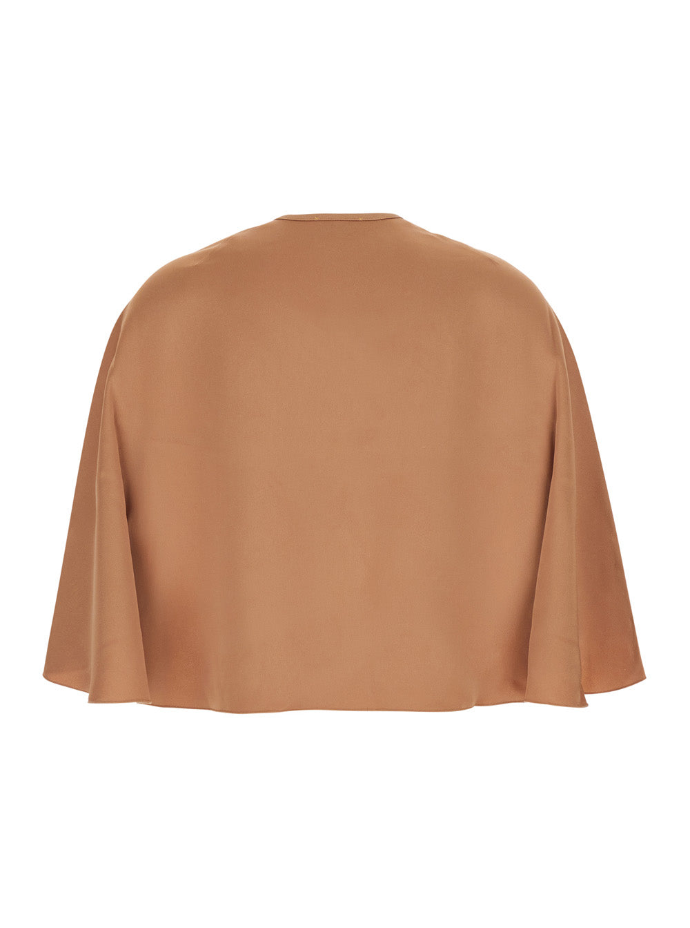 Forte Forte Satin Envers Cape — Pink, view 2