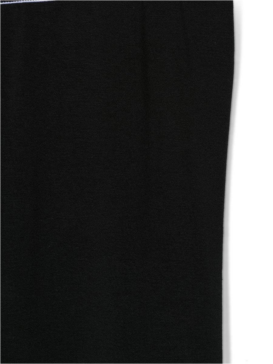 Off-White Logo Band Cotton Leggings — Black, view 2