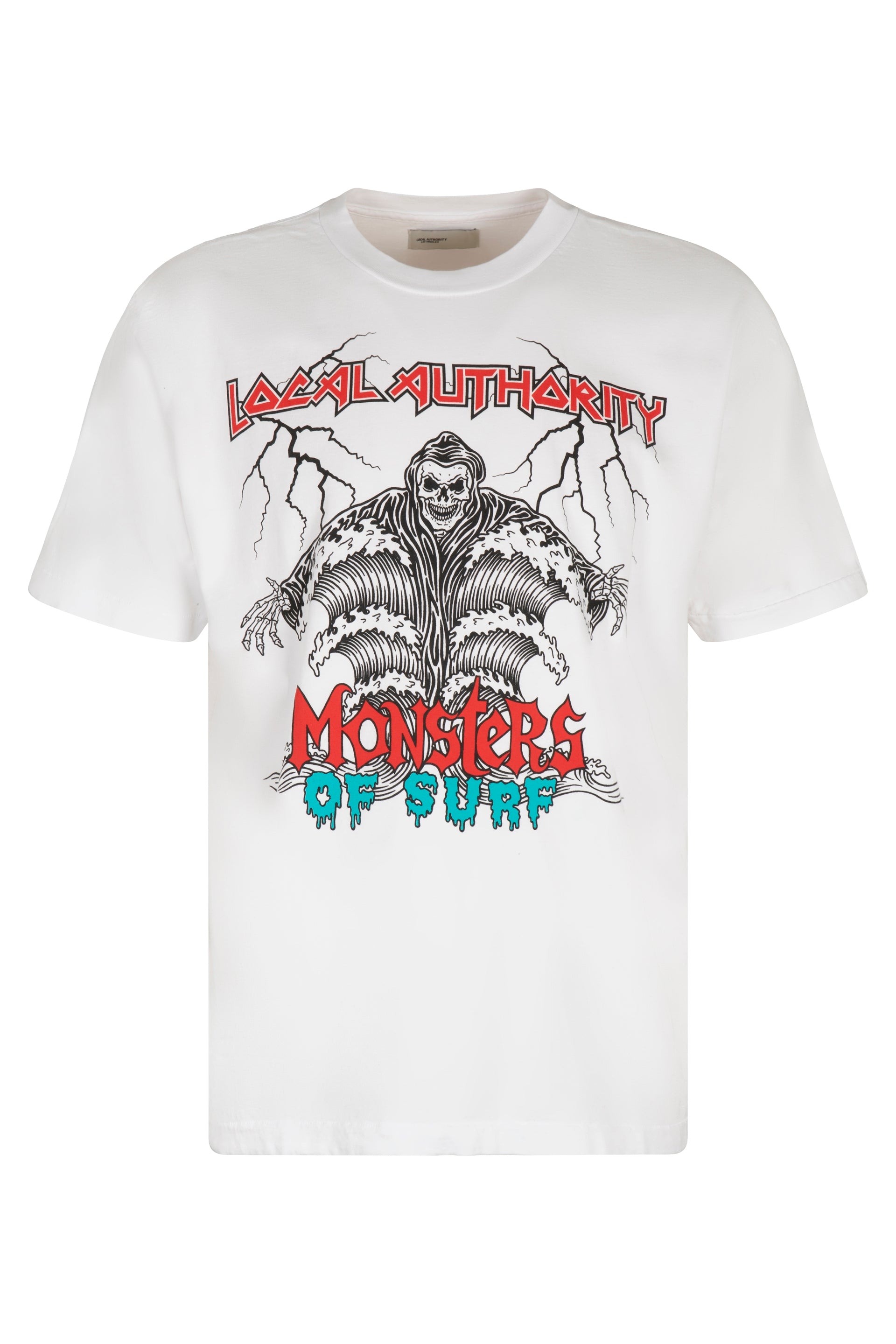 Local Authority Graphic-Print Cotton T-Shirt — White by Local Authority