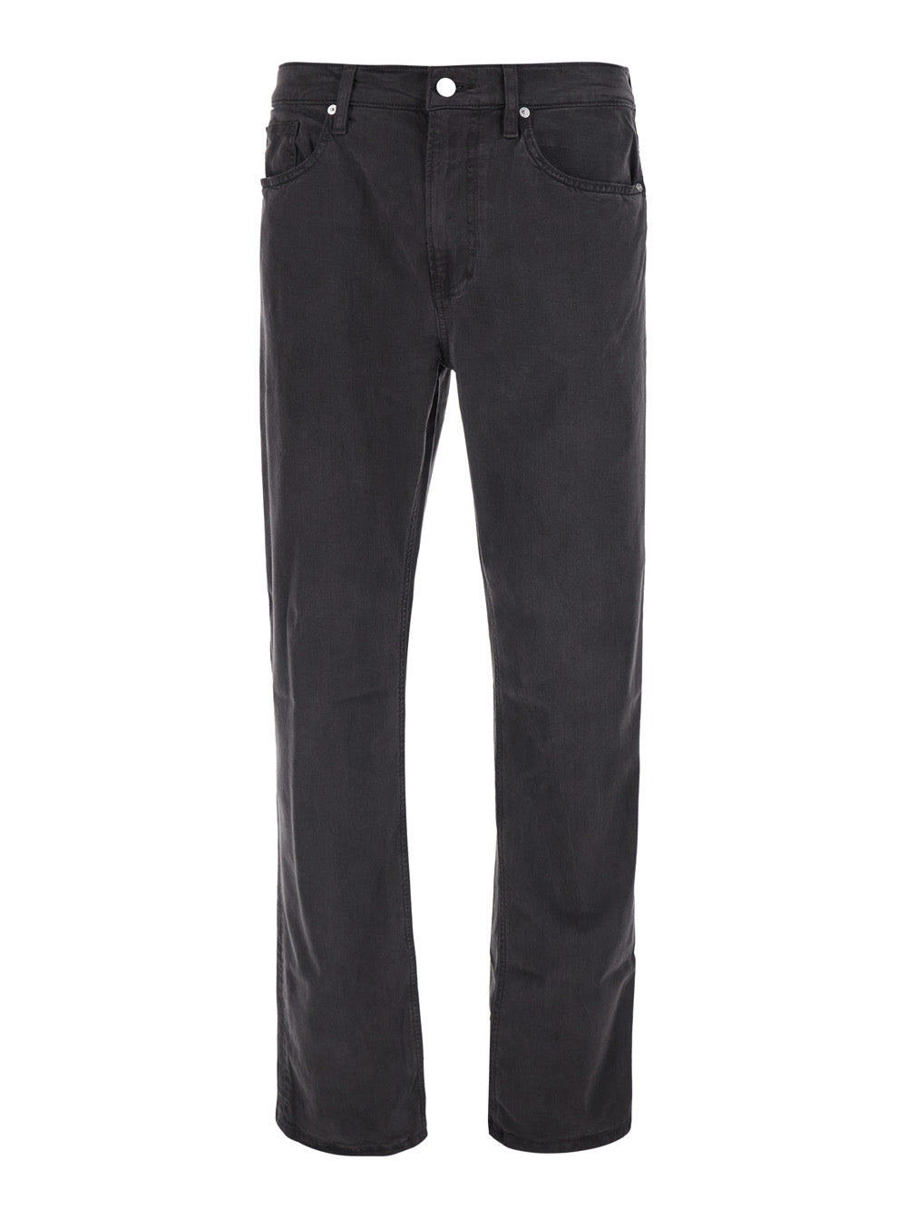 Frame Straight-Leg Cotton Blend Jeans — Blue by Frame